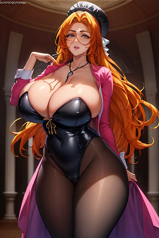 1chica, solamente, Afrodita, adornos para el cabello, flores en el cabello, pechos enormes, cuello, pulseras doradas, obra maestra, mejor calidad, colores vibrantes, NSFW, oversized gigantic breast, oversized gigantic breast, BBW | Mujer completamente madura, {{{1girll}}}, {{{La mejor calidad}}},{{{HDR, hiper HD, 8k }}}, {{Pintura ultrafina}}, {{{Obra maestra}}}, {{Ultra detallado}}, {{extreme detail description}}, (Pechos gigantescos de escote:1.5), Cabello largo, happy face, lingerie stockings, bunny playboy, in the room, (Beautiful_cara:1.5), (estrecho_cintura) cinematic lighting, bust shot, extremely detailed CG unity 8k wallpaper, muscular, (gigantic breasts:1.0), big eyes, (curvy:0.8), caustics, (sunbeam:0.8), Playboy Bunny Outfit, sexy pose, corset, tight tights, orange hair, blue eyes, super detailed Dynamic facial expressions,
