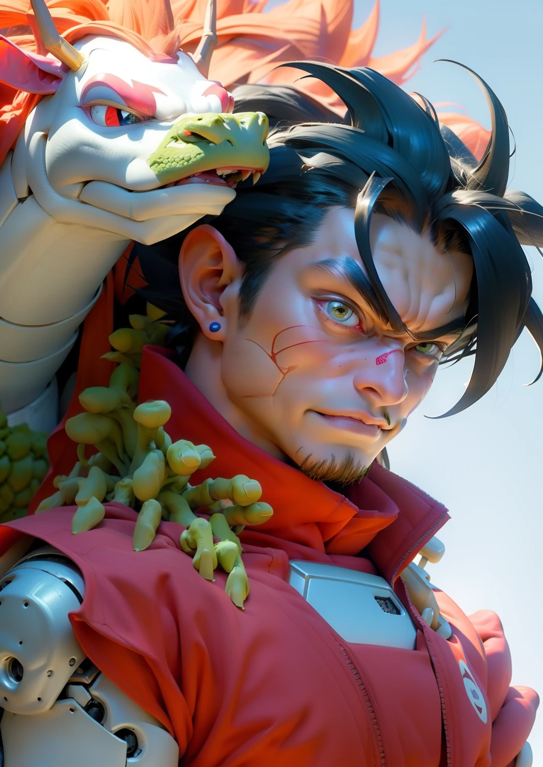 Goku in robot skin