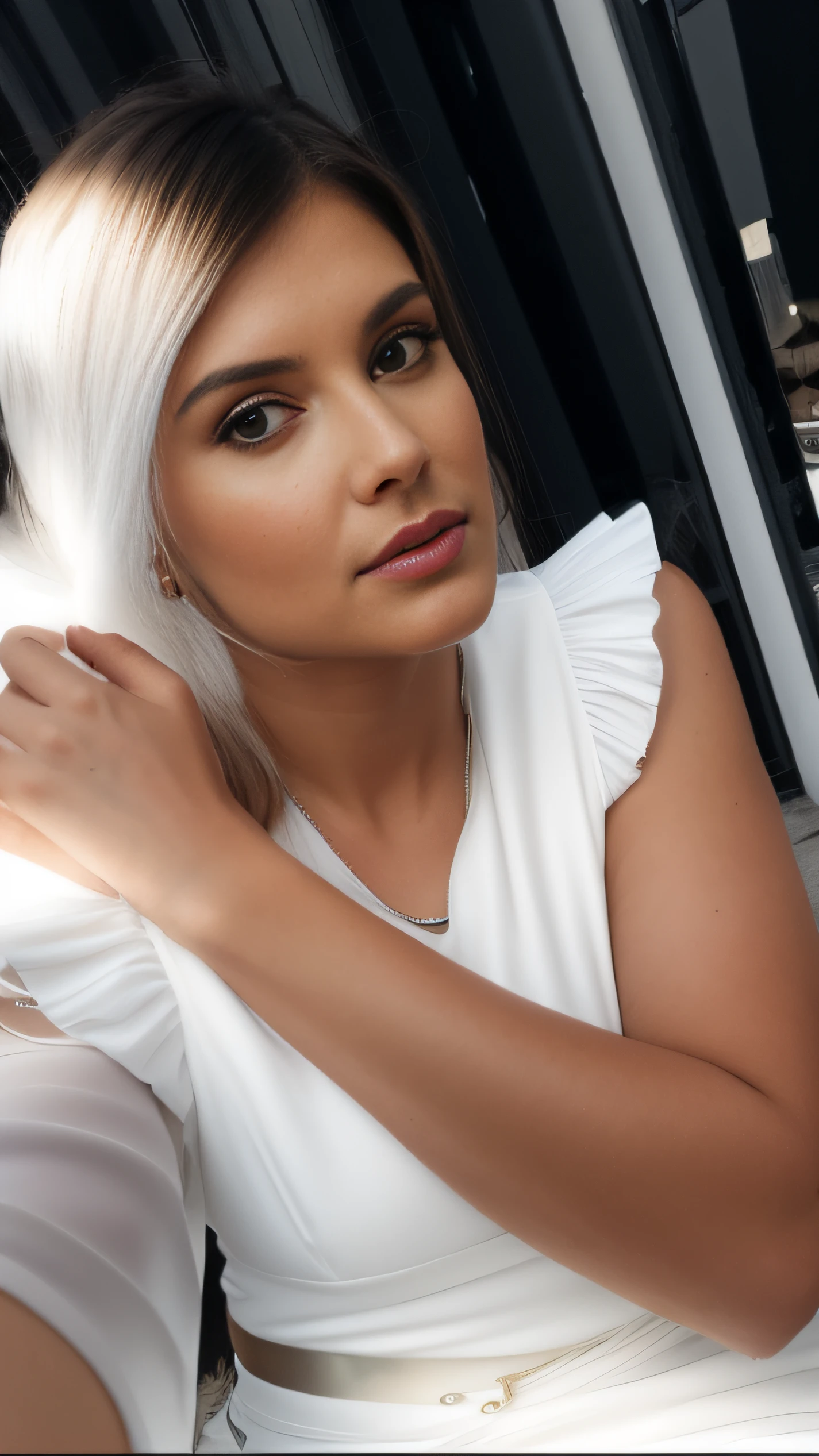 White dress
