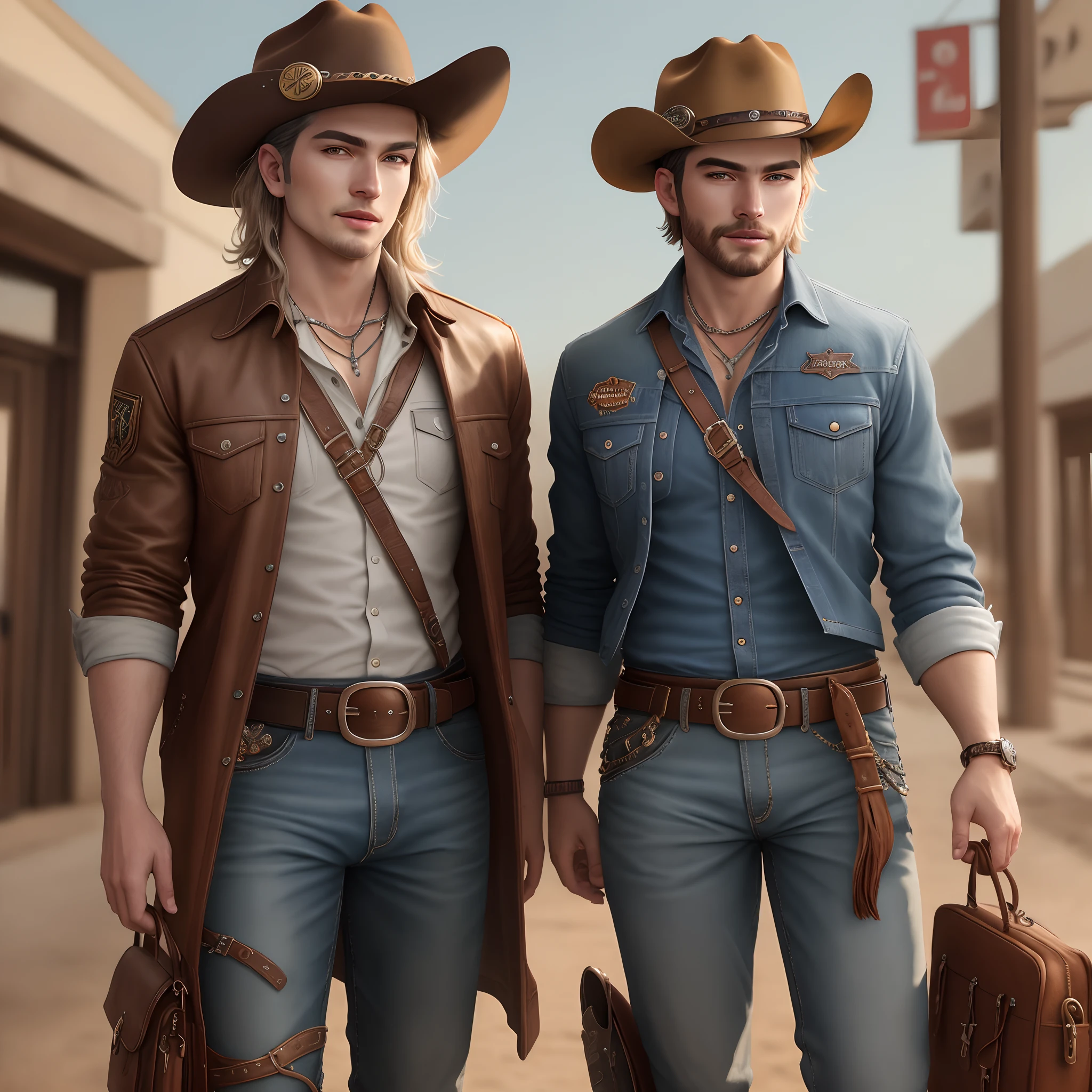 Cowboy belt buckle with 2023