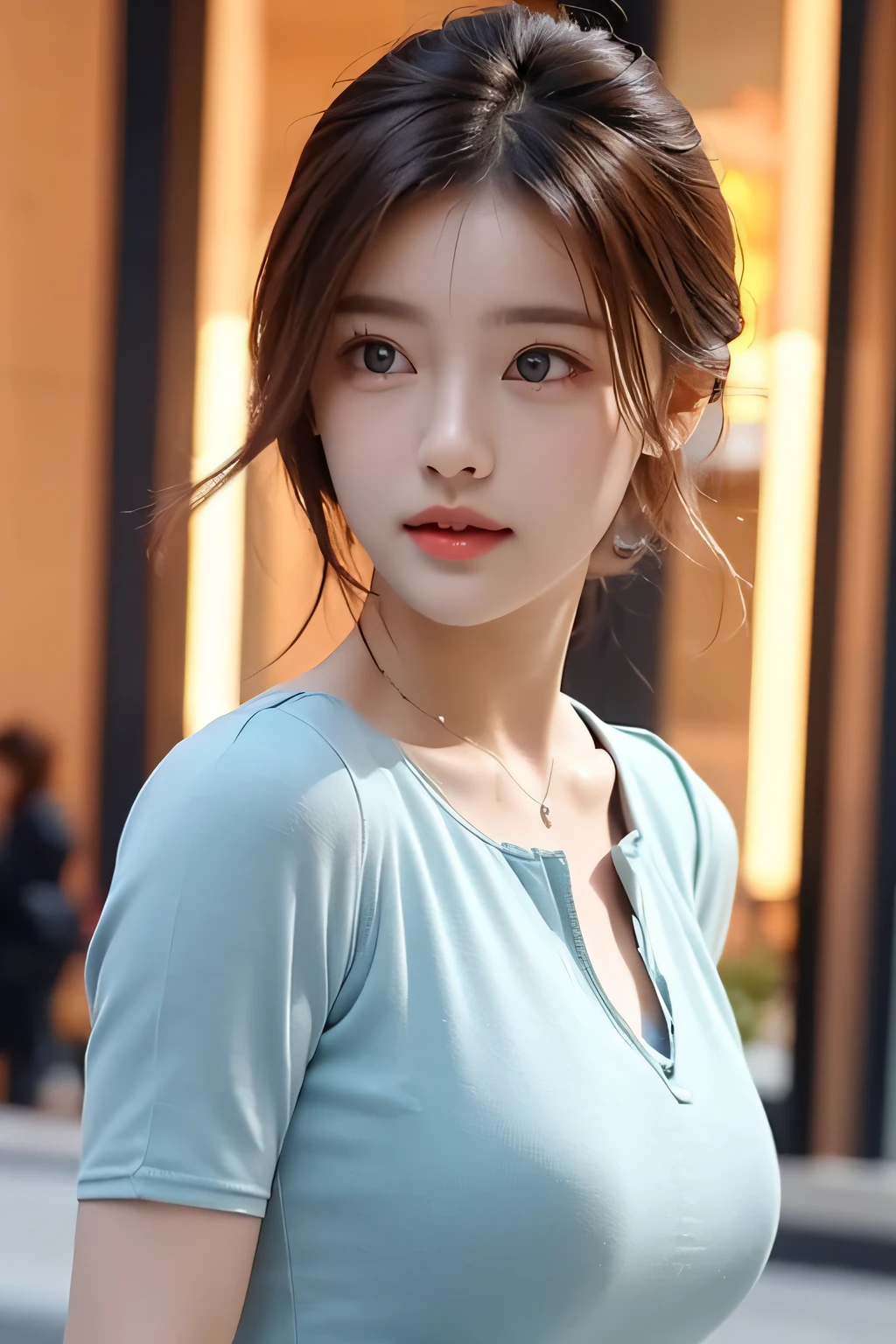 There is a married woman in a green dress in Japan, Oriental Architecture Ray Tracing, {top-quality}, {{​masterpiece}}, Very detailed 8k wallpaper, {extremely delicate and beautiful}, Colorful and intricately detailed, realisitic, realisitic, Camera Quality, (Detailed depiction of clothing), Cool white skin, (Detailed depiction of blush), 1080p, suns, Soft cuteness, smooth bright silver hair, Messy beauty, illuminating, broken feeling、Bright and silky skin、3D stereoscopic、​masterpiece、top-quality、An ultra-fine illustrations、beautidful eyes、Very fine light、Fine shine、Very fine 8K CG wallpapers、peach eyes、red pupils、Very delicate and beautiful、8k wallpaper、top-quality、Portrait、Long green dress、Luxurious silky bright red chiffon floodlights(magia、kirakira、Ultra-slim、The soft、Hanff