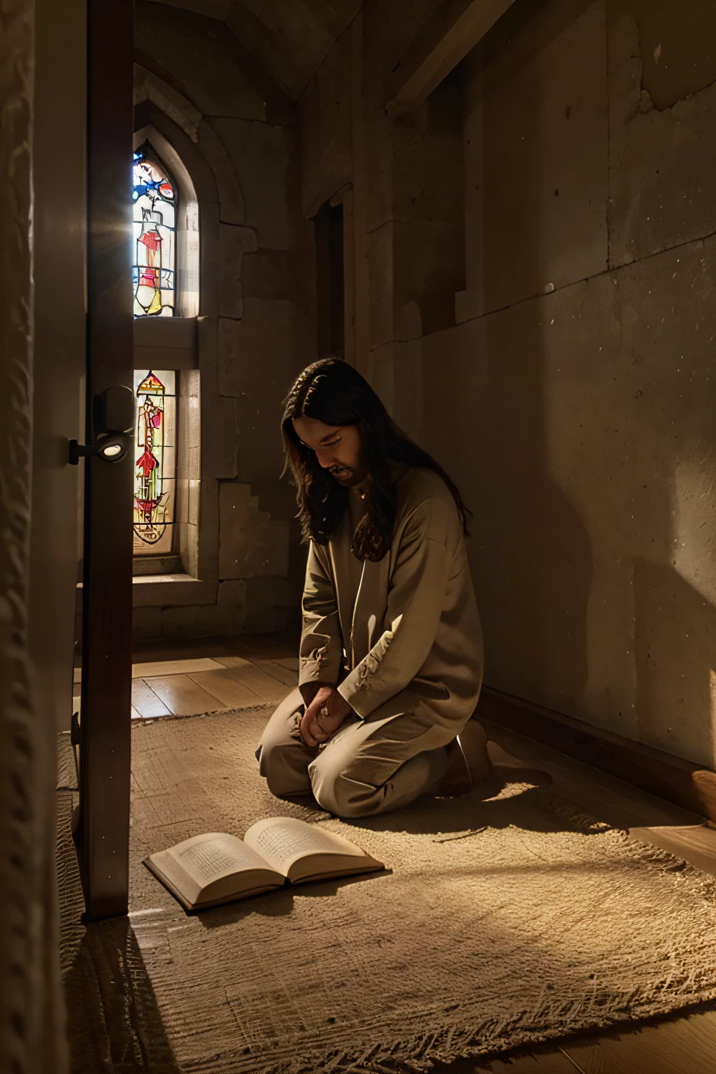 Image of Jesus Morning Prayer.