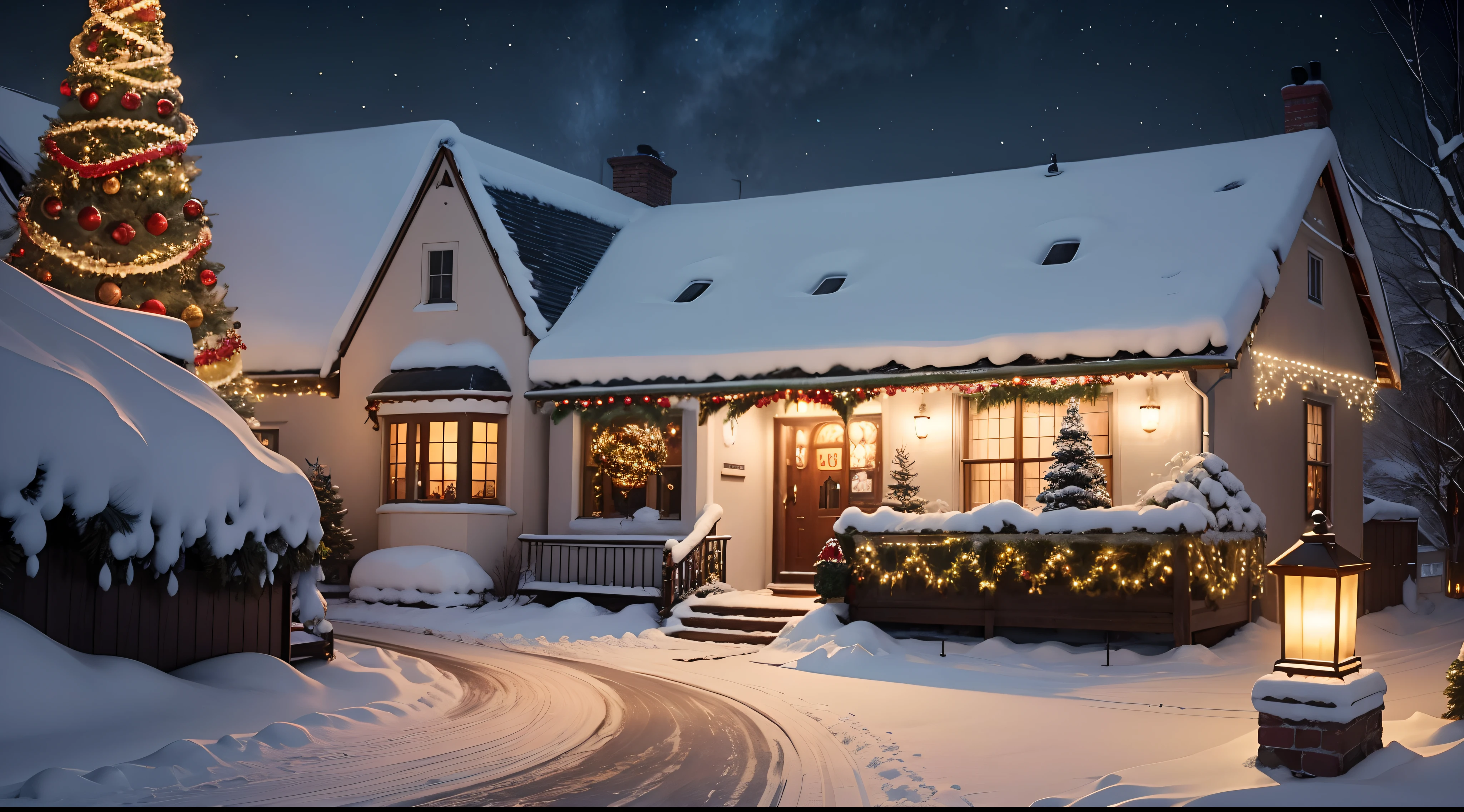 Create a more Christmas atmosphere