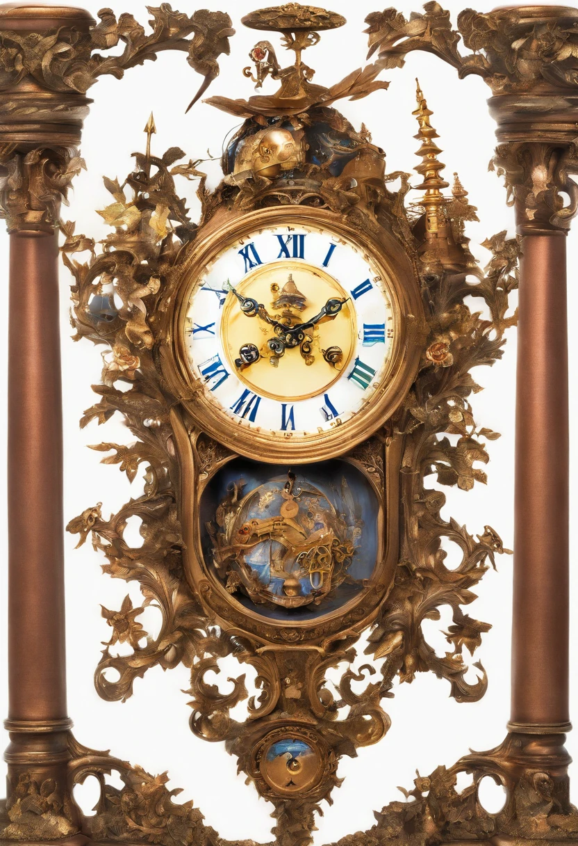 Clock mechanical clock