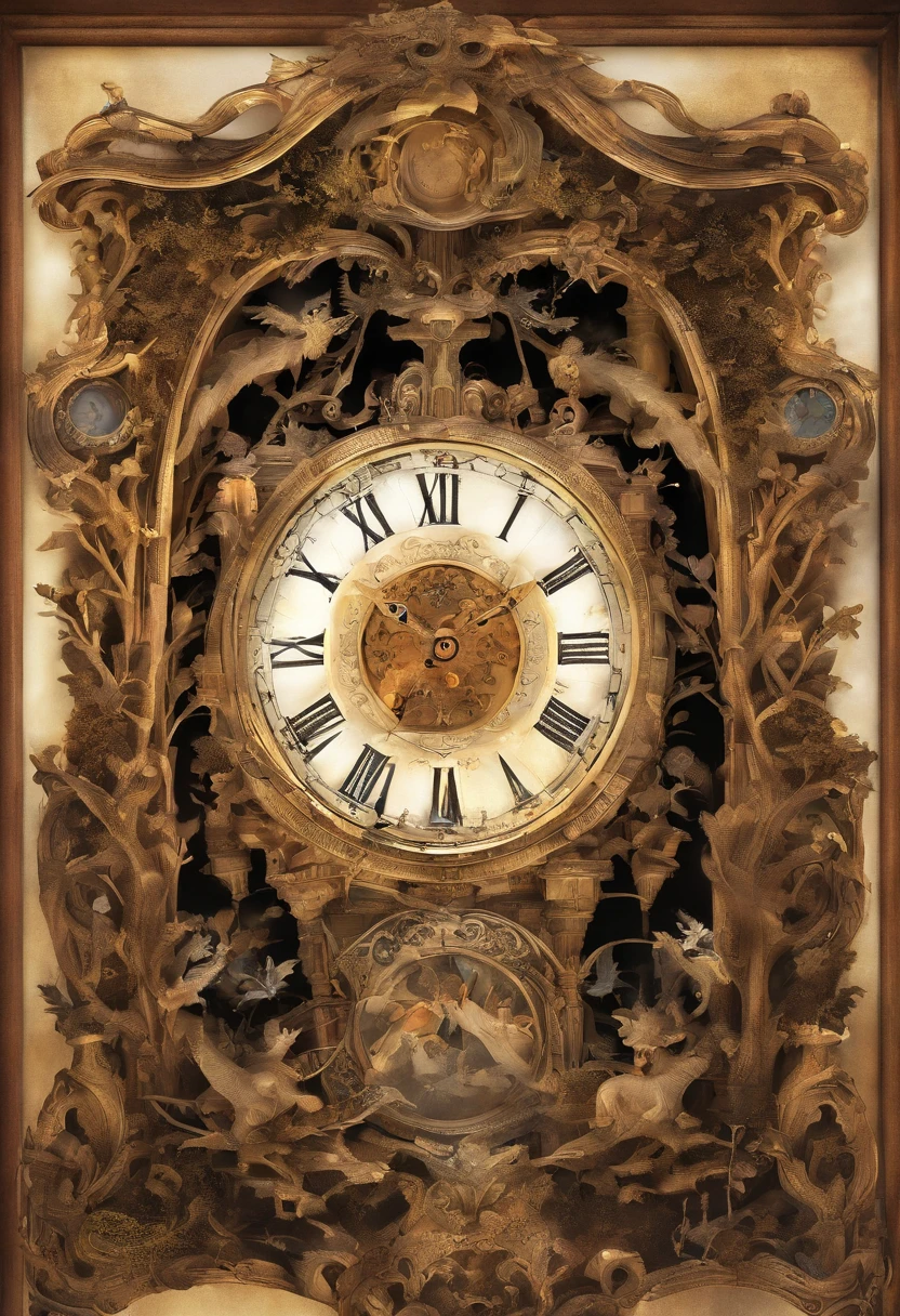 Clock mechanical clock