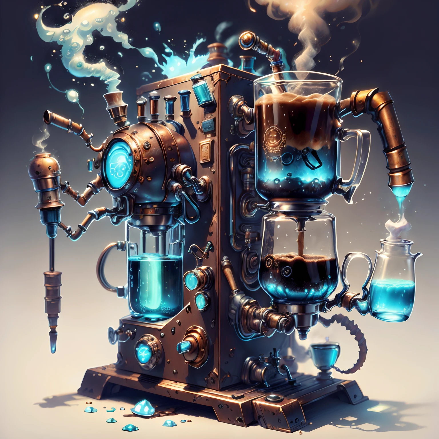 AetherPunkAI
Coffee machine  , Detailed, intricate