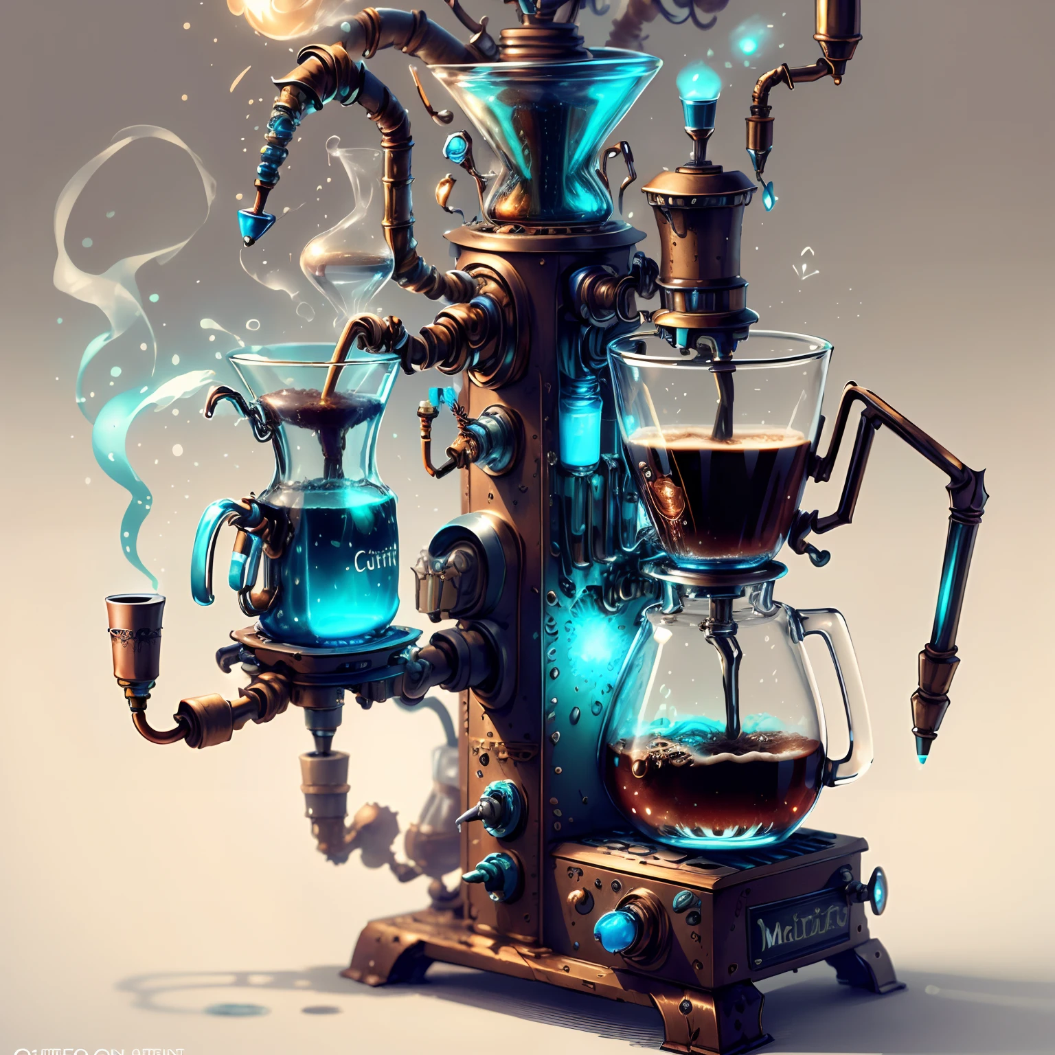 AetherPunkAI
Coffee machine  , Detailed, intricate