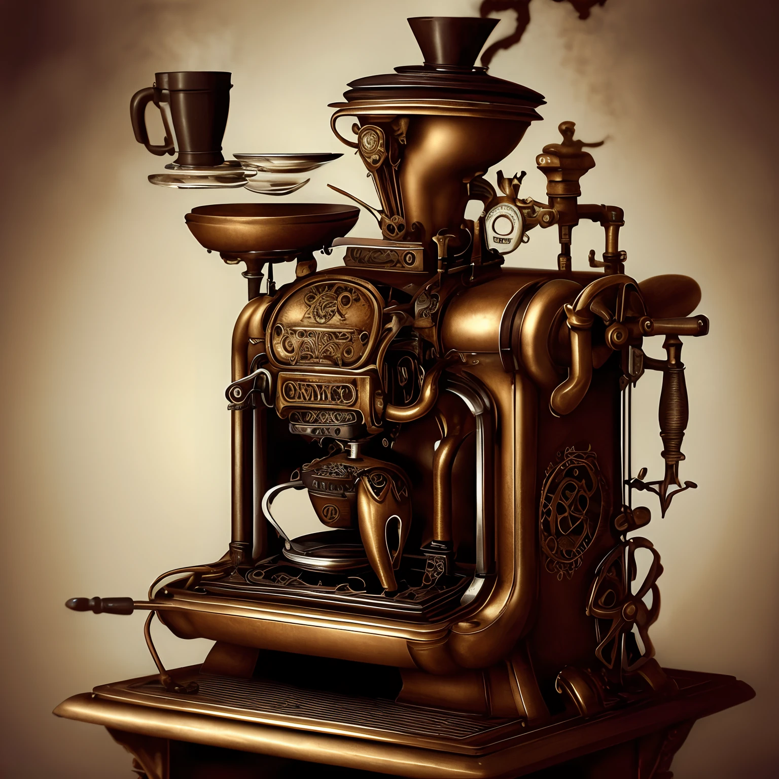 Victorian Punk AI
Coffee machine , Detailed, intricate