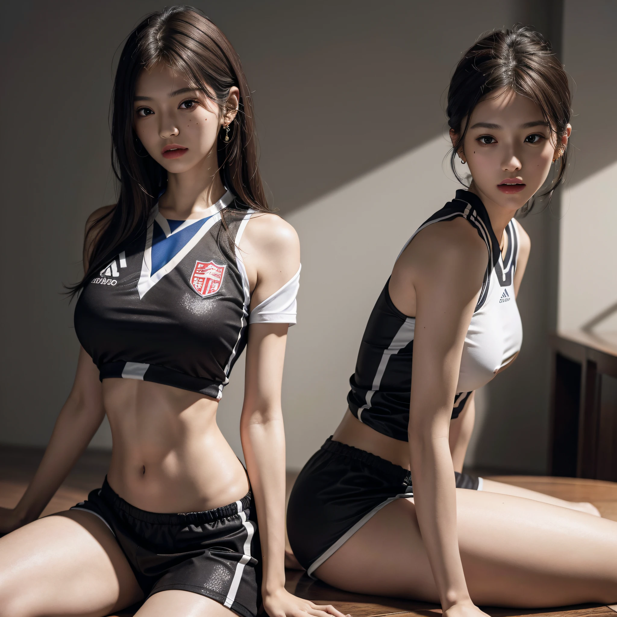 Aki in sportswear