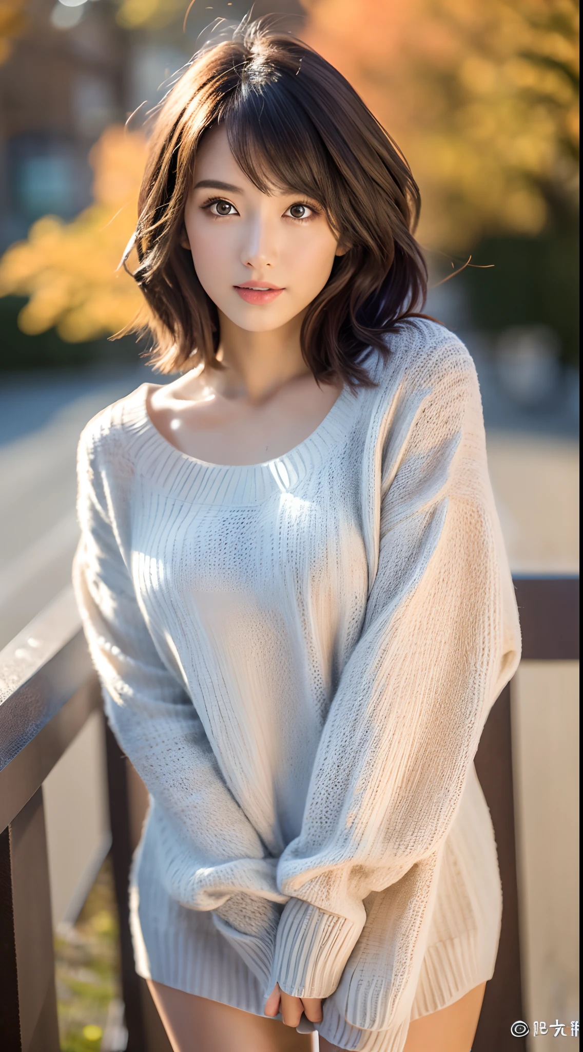 Best Quality, 8k, 32k, Masterpiece, UHD: 1.3), Attractive Japan Woman Pictures, One Girl, (full body : 1.0), Abs, Perfect Body, (oversized tunic sweater : 1.1), (boots:1.1), Ultra Detailed Face, Detailed Lips, Fine Eyes, Double Eyelids,short hair,Disheveled Hair,