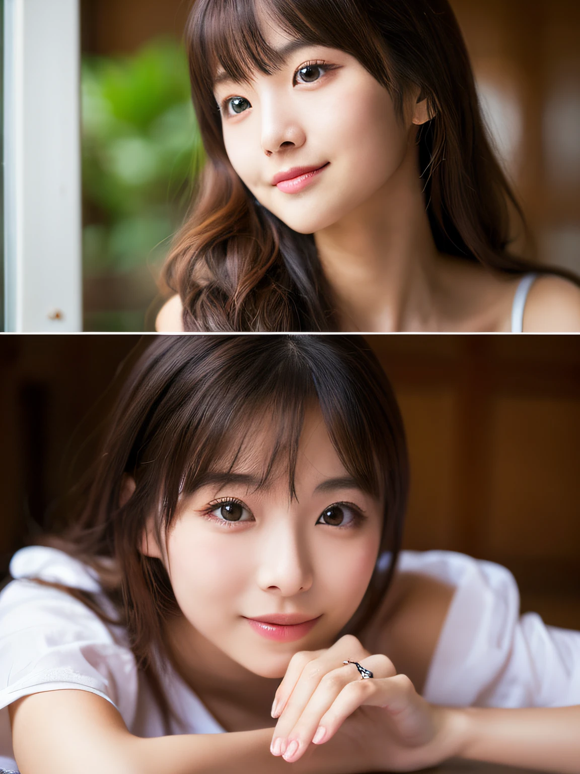 ( (in 8K:1.27)、top-quality、masterpiece、超A high resolution:1.2) Cute Japan Female Pictures、bustup (Beautiful fece:1.1)、onepiece