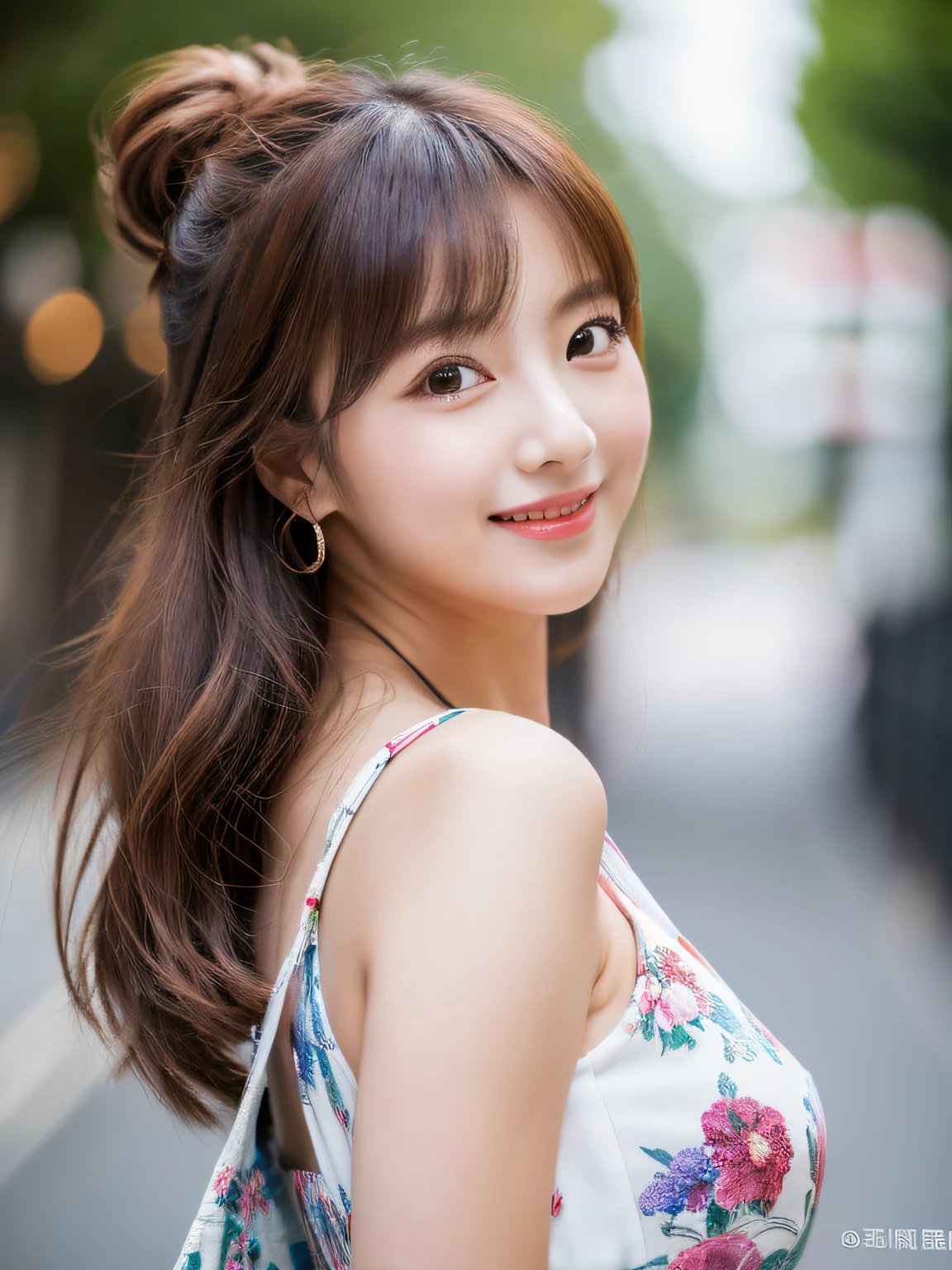 ( (in 8K:1.27)、top-quality、masterpiece、超A high resolution:1.2) Cute Japan Female Pictures、bustup (Beautiful fece:1.1)、onepiece