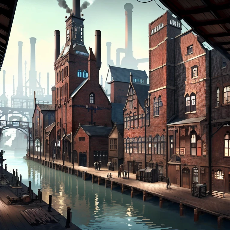 Victorian Punk AI
factory、detaileds、Convoluted、harbour