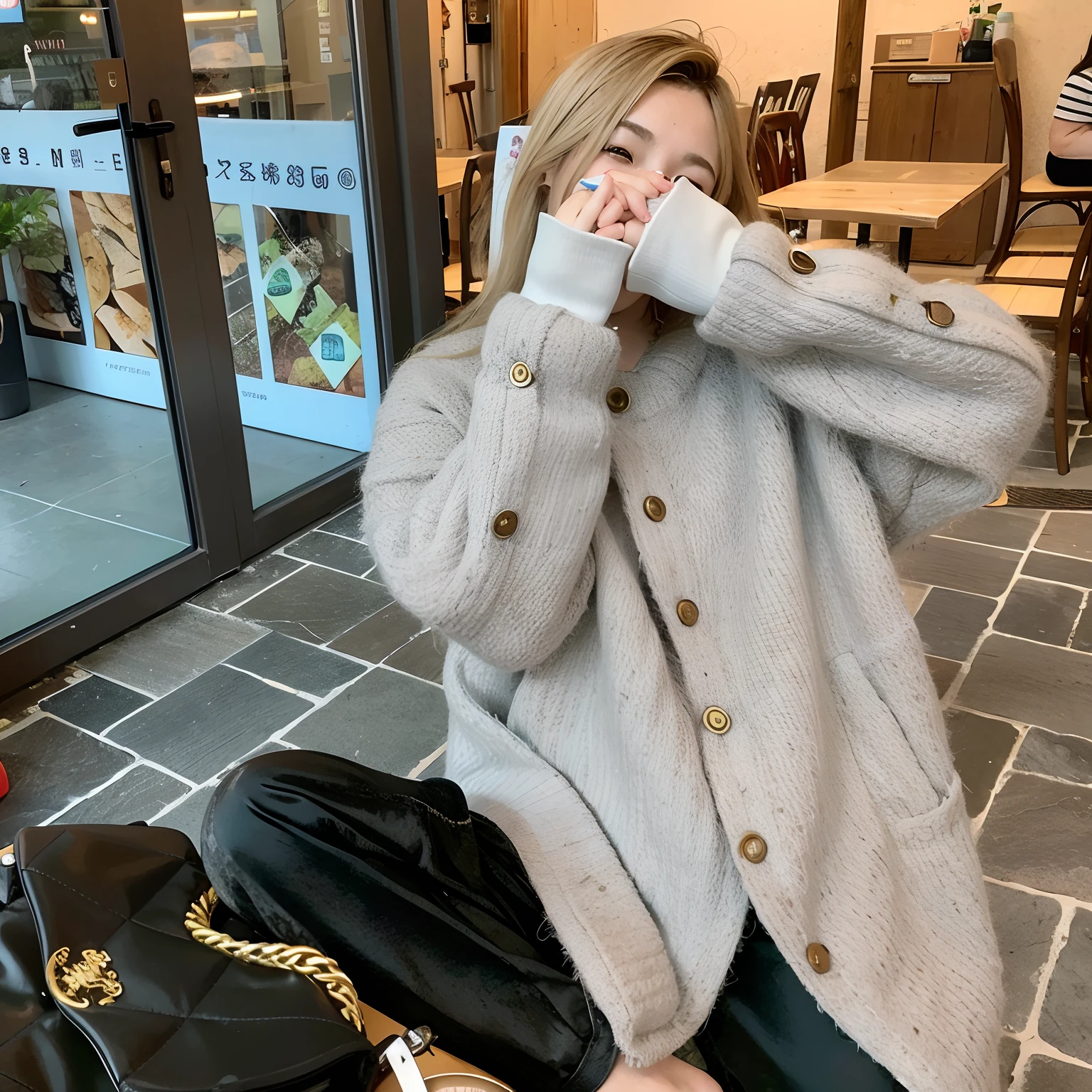 Change the café background