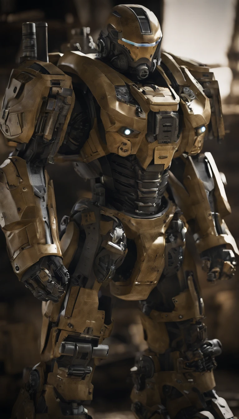 best quality,4k,8k,highres,ultra-detailed
military exoskeleton
mechanical,metallic,steampunk
powerful,sleek design,heavy-duty armor
intimidating presence
sharp edges,smooth surfaces
advanced technology
battle-worn,scuffed and scratched
impressive hydraulic joints
complex mechanical movements
highly detailed wires and cables
bright and vibrant color scheme,
military camouflage pattern
dramatic lighting,ominous shadows
artistic interpretation,creative composition
cinematic and dynamic pose