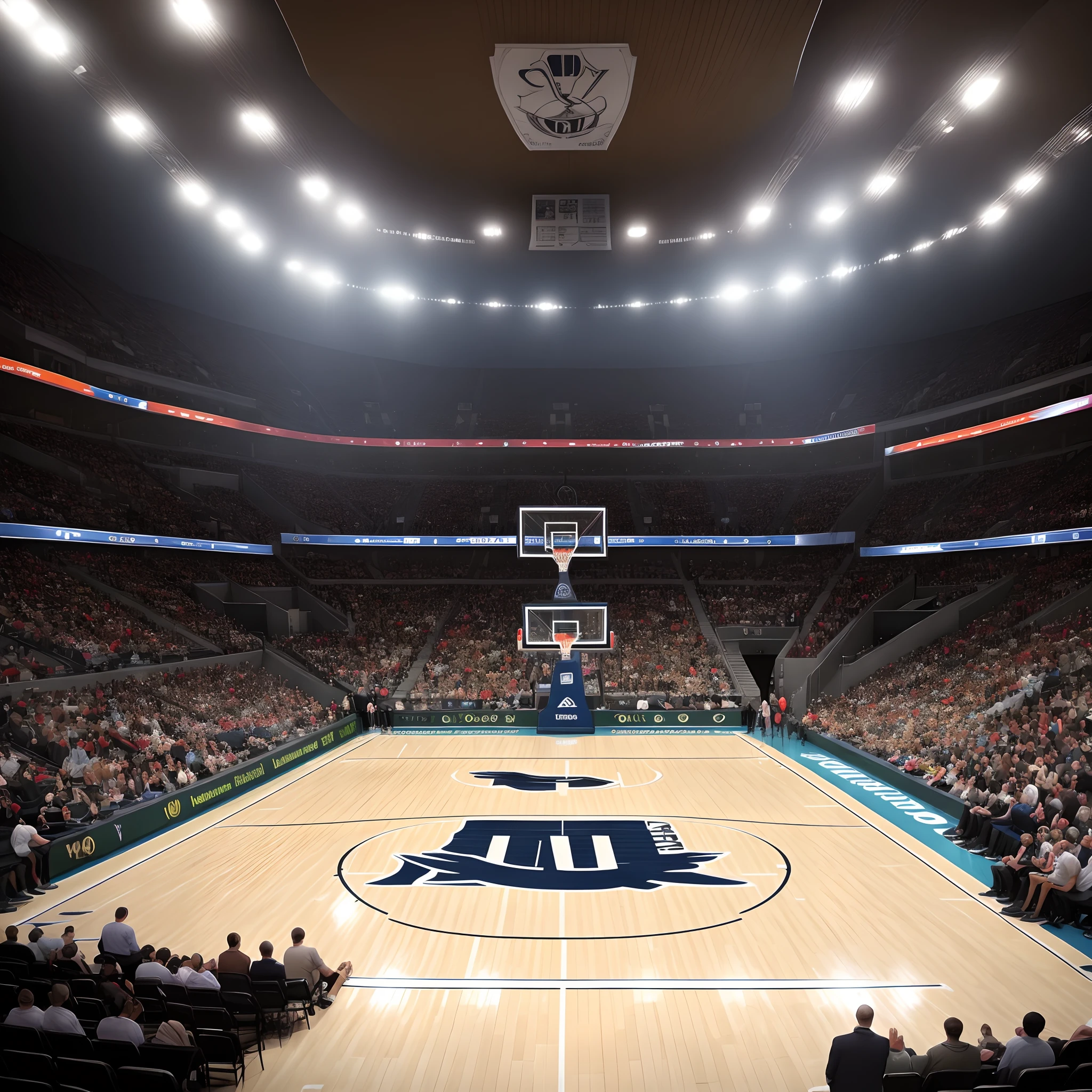San Antonio Spurs new court