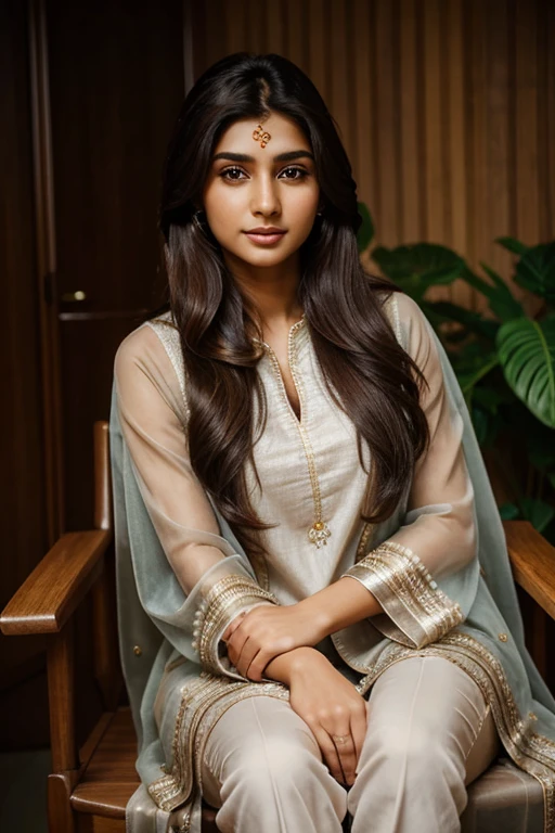 portrait of avneet kaur, 1girl, looking at camera, Hasselblad, high details, salwar,