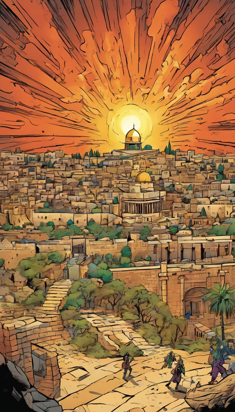 An explosion occurred near the Jerusalem Temple