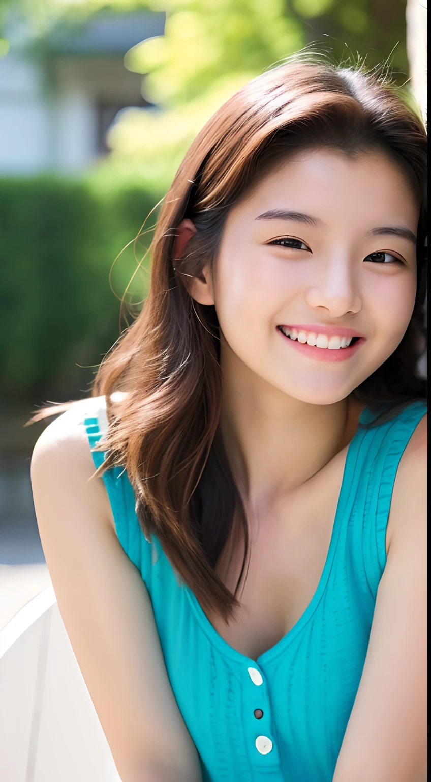 20yr old、Beautie、Cute smile、mont、Sunnyday