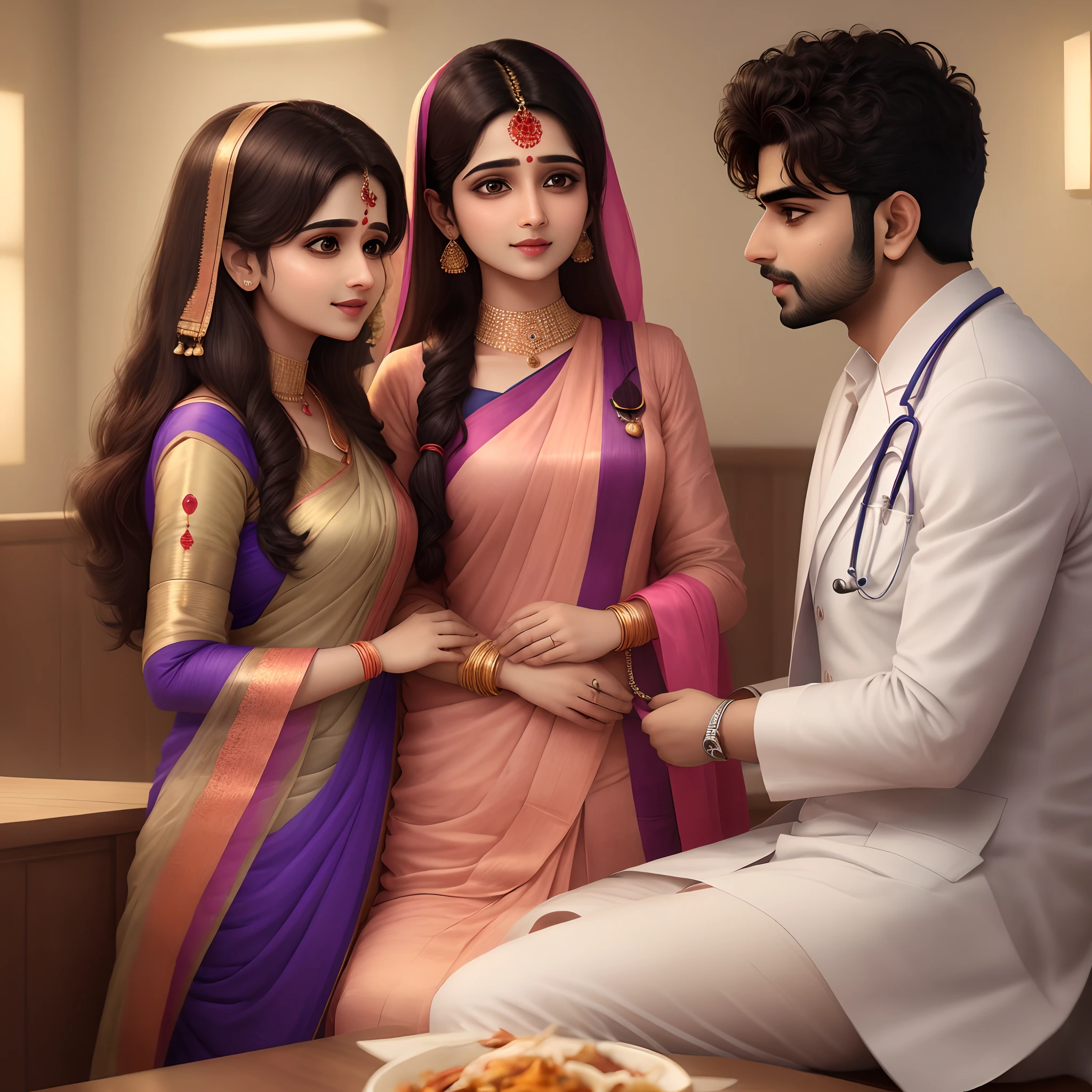 Sanket: One, one good-looking doctor, beautiful peele phoolon aur praakrtik drshyon se ghiree ek sundar vasant sair ka aanand le rahee hai. Yah chitran 4k rizolyoshan par uchch paribhaasha mein hai, jisamen atyadhik vistrt chehare kee visheshataen aur kartoon-shailee ke drshy hain.