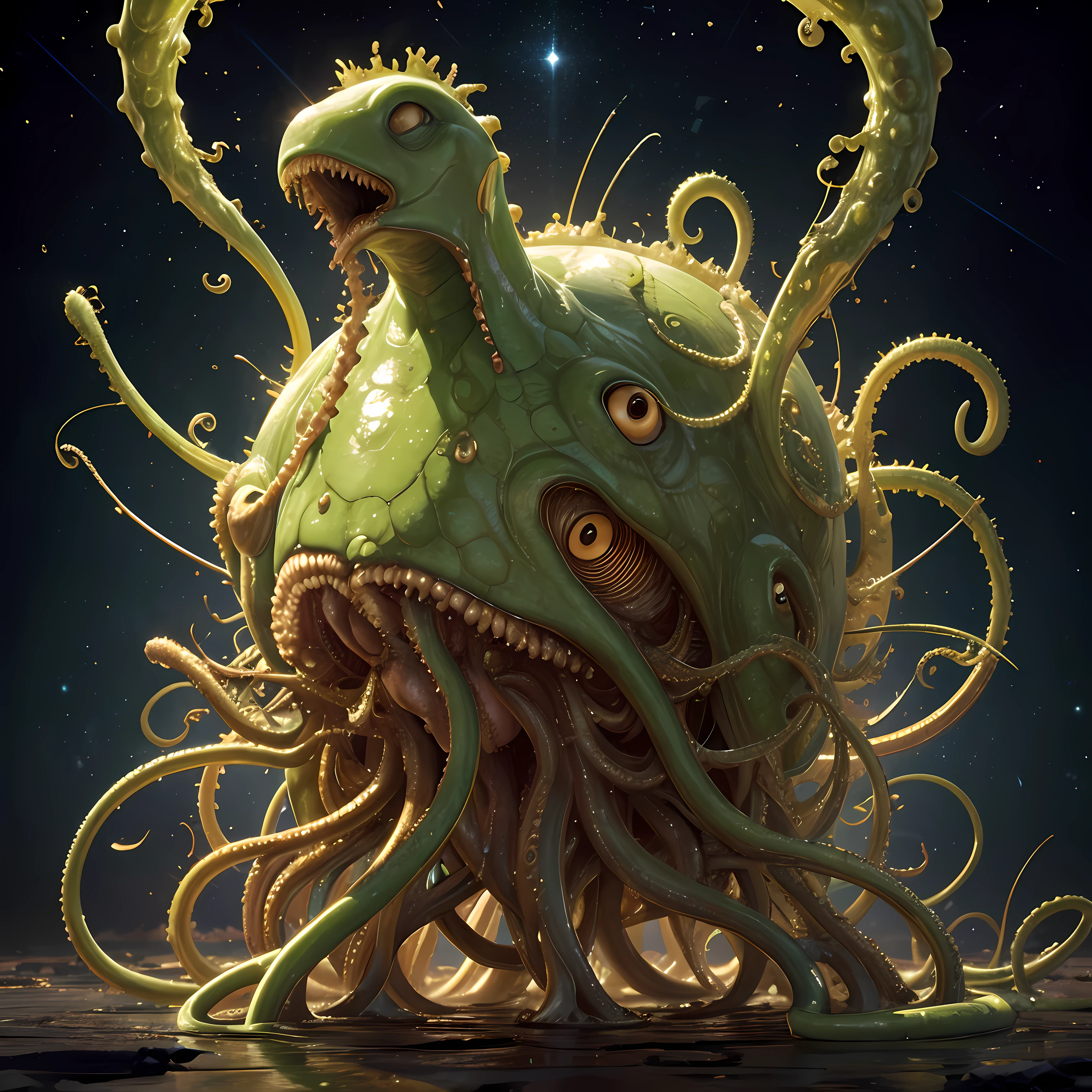 ｛NEO GOD｝｛an alien｝｛Chemicals｝｛Deities｝｛vhorrified｝｛Deities々Right｝｛Beautiful shape｝｛an oil painting｝｛hight resolution｝｛devastated｝｛Buddha｝｛Rainbow flesh｝｛Ultimate form｝｛Another dimension｝｛kosmos｝｛mistic｝masterpiece , best quality , ultra-detailed｛cthulhu mythos｝｛goddes｝｛MuCoi｝｛mucous membrane｝｛tentaculata｝｛worm｝｛Nyarlathotep｝
