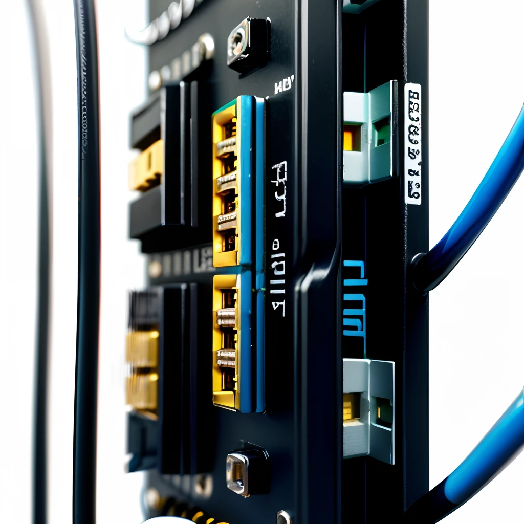 High-definition wires and cables,You can see the details,with a simple background
