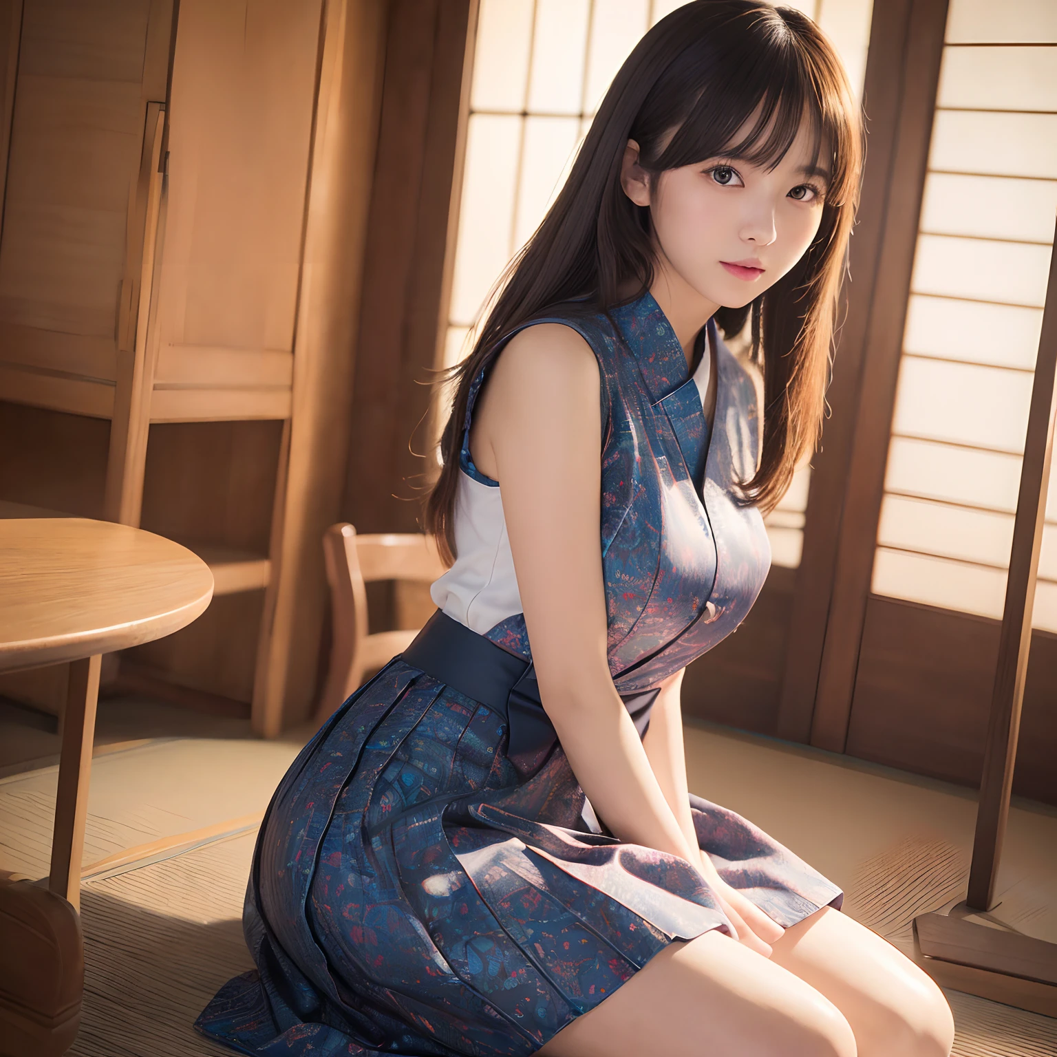 (Best Quality,4K,8K,hight resolution,masutepiece:1.2),Ultra-detailed,(Realistic,Photorealistic,Photorealsitic:1.37),cute-style,skirt by the,dian,Dribbling High Detail 8K,Studio Lighting - V 6, Real life girls, portrait of a japanese teen, Japan Dress Code