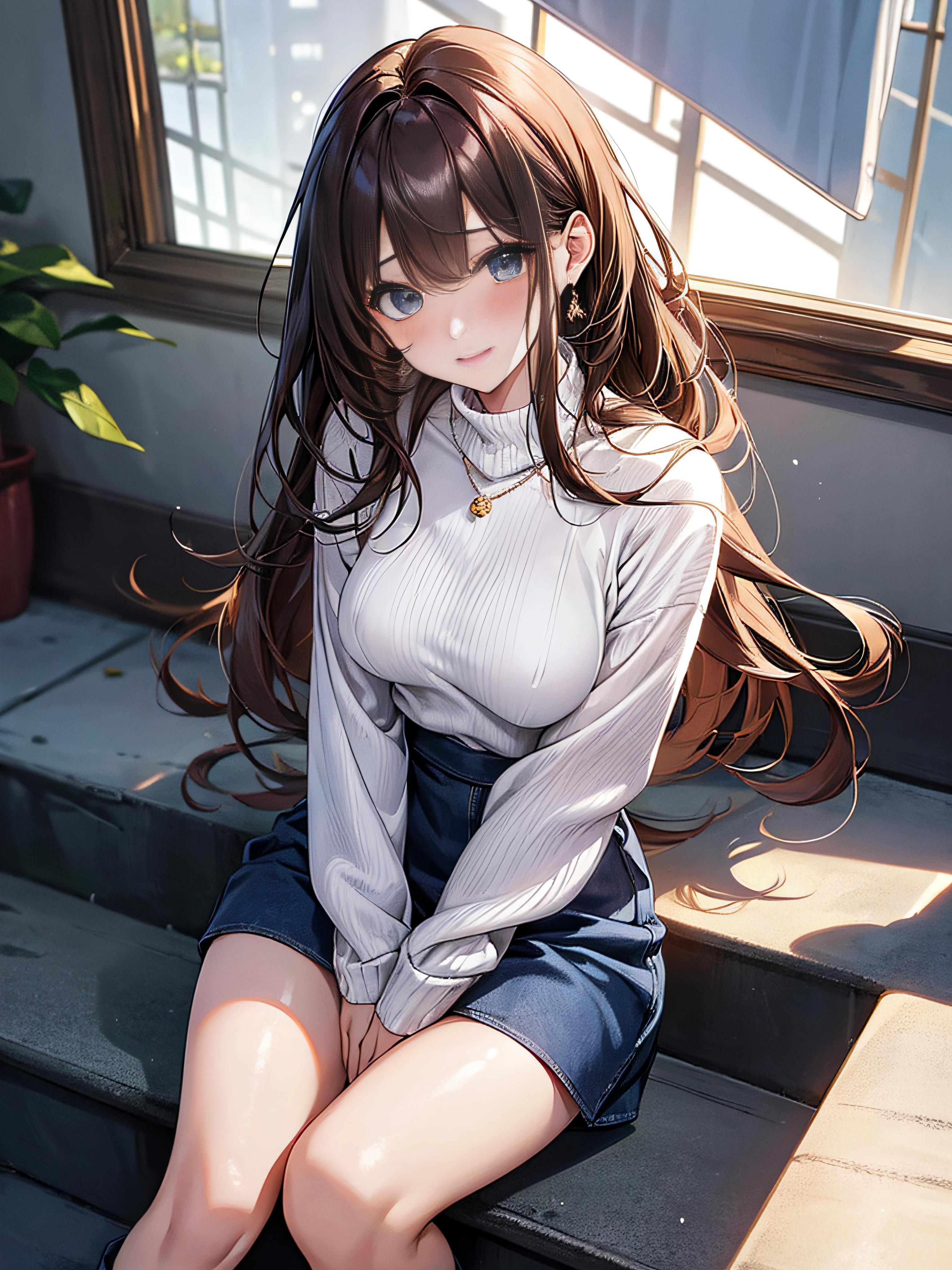 (masterpiece:1.5), (best quality:1.2),(famous artist:1.2),(official art:0.5),from adove, (Top quality:1.2),(high resolution:1.2),1girl,solo,clothes reflecting light,,oppai loliAK,(brown hair:1.6),loli faclf naked ,smile,long hair, Dungeon, fear, fear, terror, despair,trars, tears