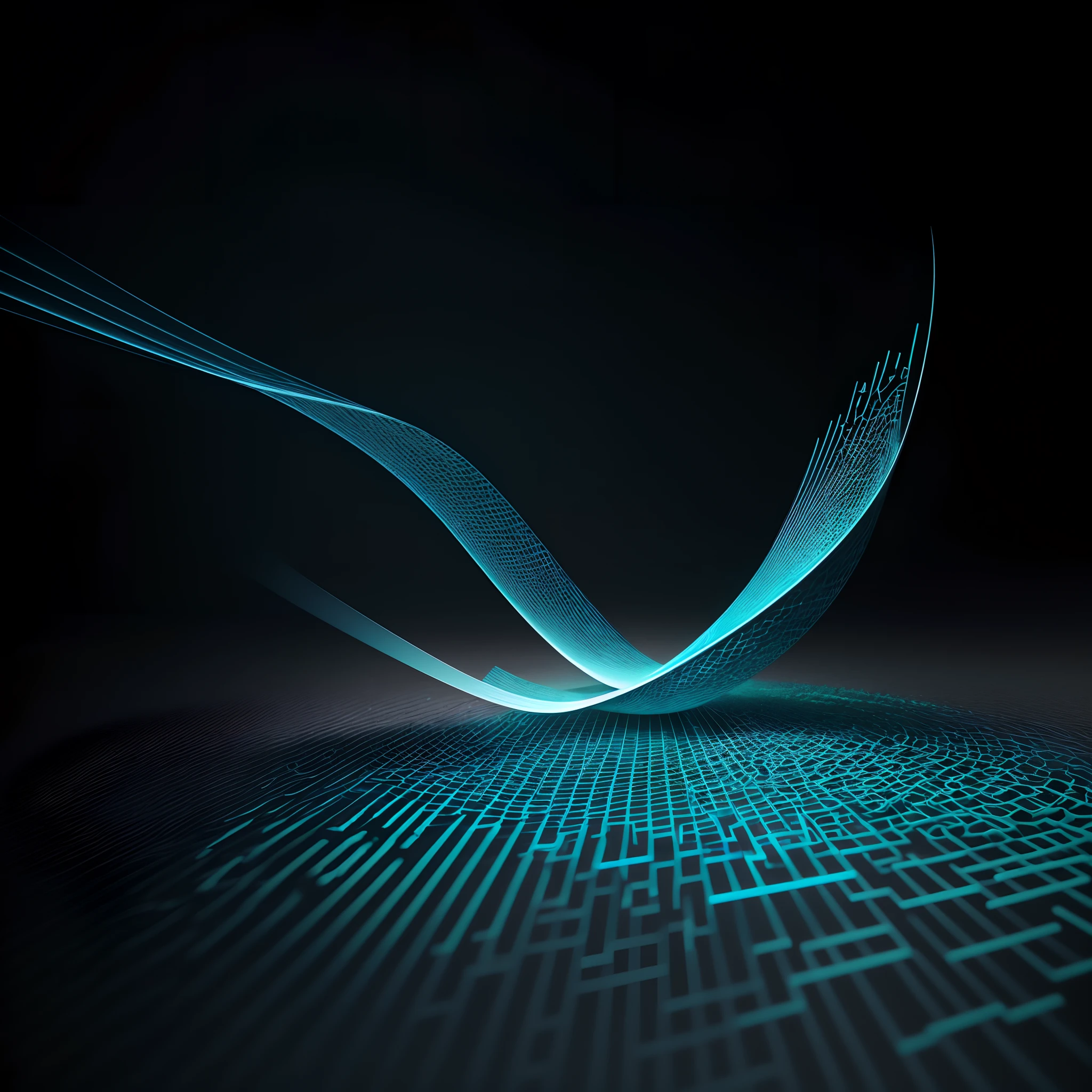 Engaging 3D visualization featuring stunning graphs、glinting