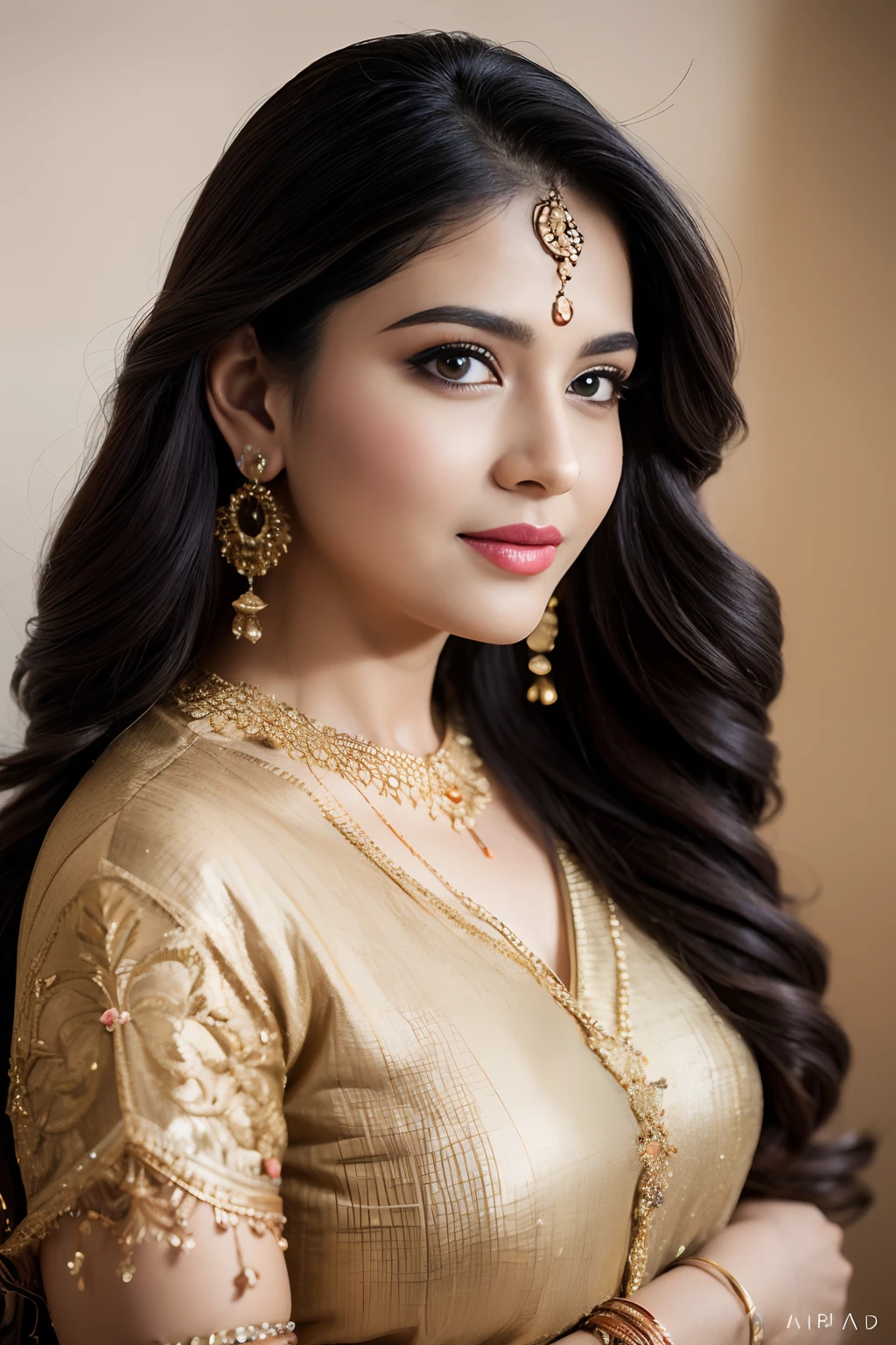 Portrait of A confident-looking indian woman with long flowing hair, celebrating Diwali festival, hazel eyes, with flowing capes, celebrating Diwali, crakers in hand,deep in hand,perfect composition, hyperrealistic, super detailed, 8k, high quality, trending art, trending on artstation, sharp focus, studio photo, intricate details, highly detailed,