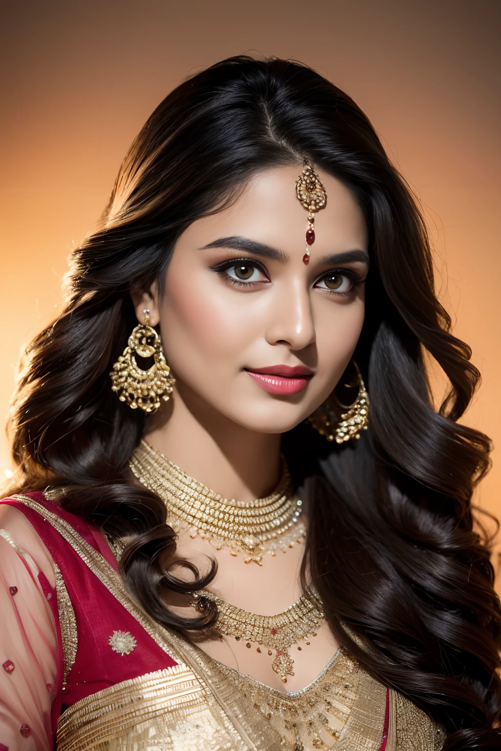Portrait of A confident-looking indian woman with long flowing hair, celebrating Diwali festival, hazel eyes, with flowing capes, celebrating Diwali, crakers in hand,deep in hand,perfect composition, hyperrealistic, super detailed, 8k, high quality, trending art, trending on artstation, sharp focus, studio photo, intricate details, highly detailed,