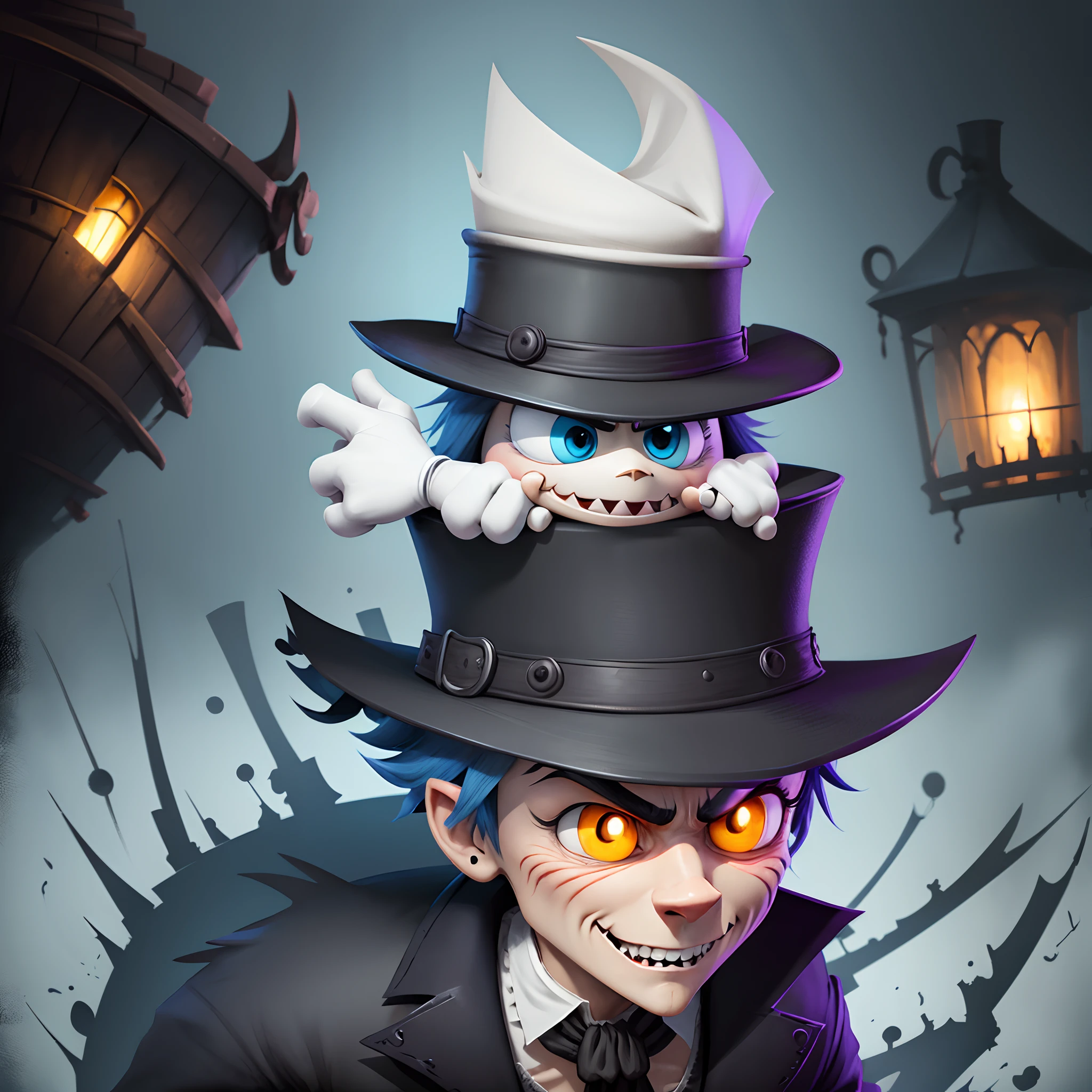 Young man with oriental face in leather hat, dragon, formal suit, short black hair, silver glasses, digital painting, 3D character design by Mark Clairedon and Pixar and Hayao Miyazaki and Akira Toriyama, the illustration is a high-definition illustration in 4K resolution with very detailed facial features and cartoon-style visuals.