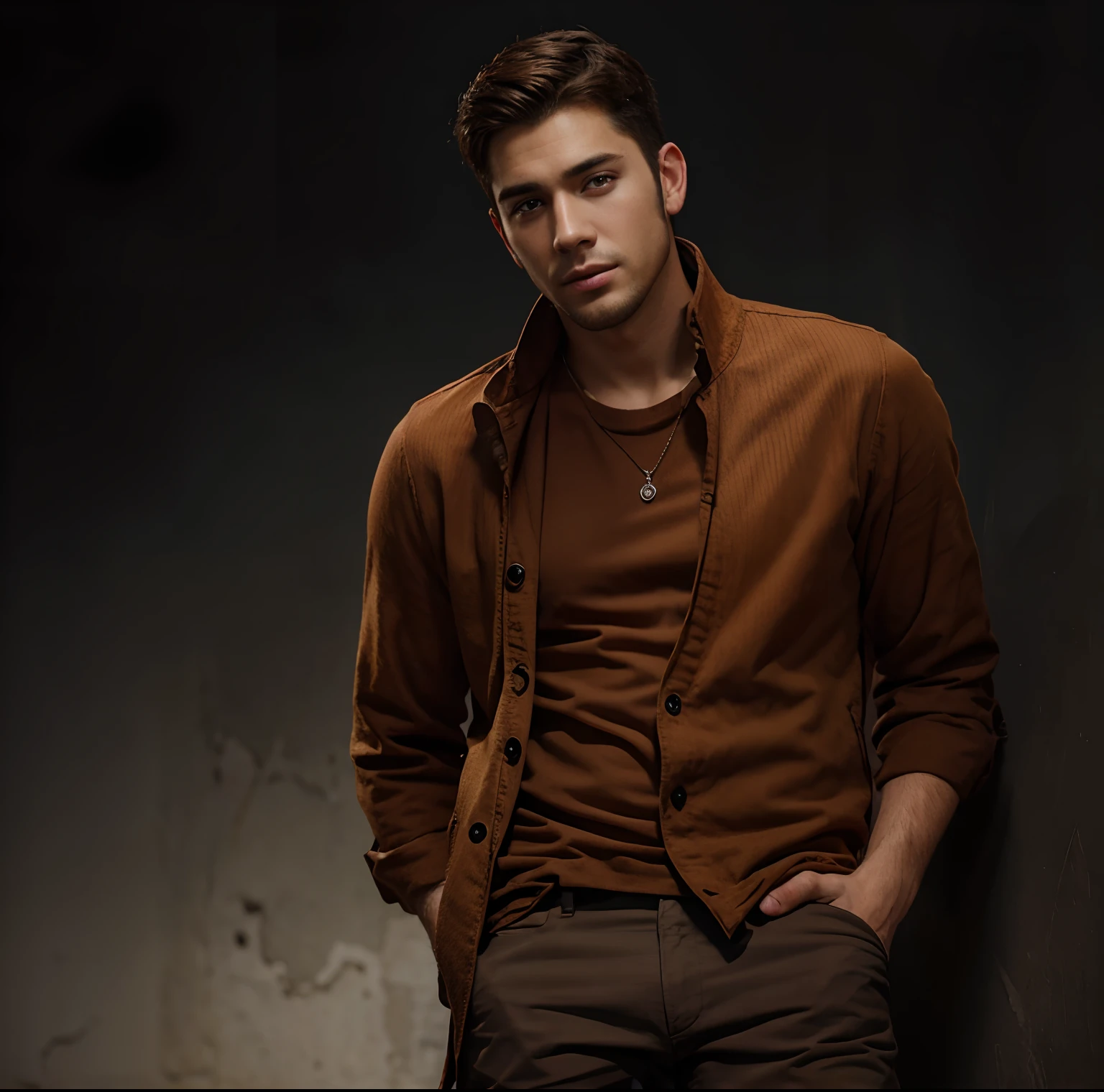 Change background realstic handsome boy realistic face