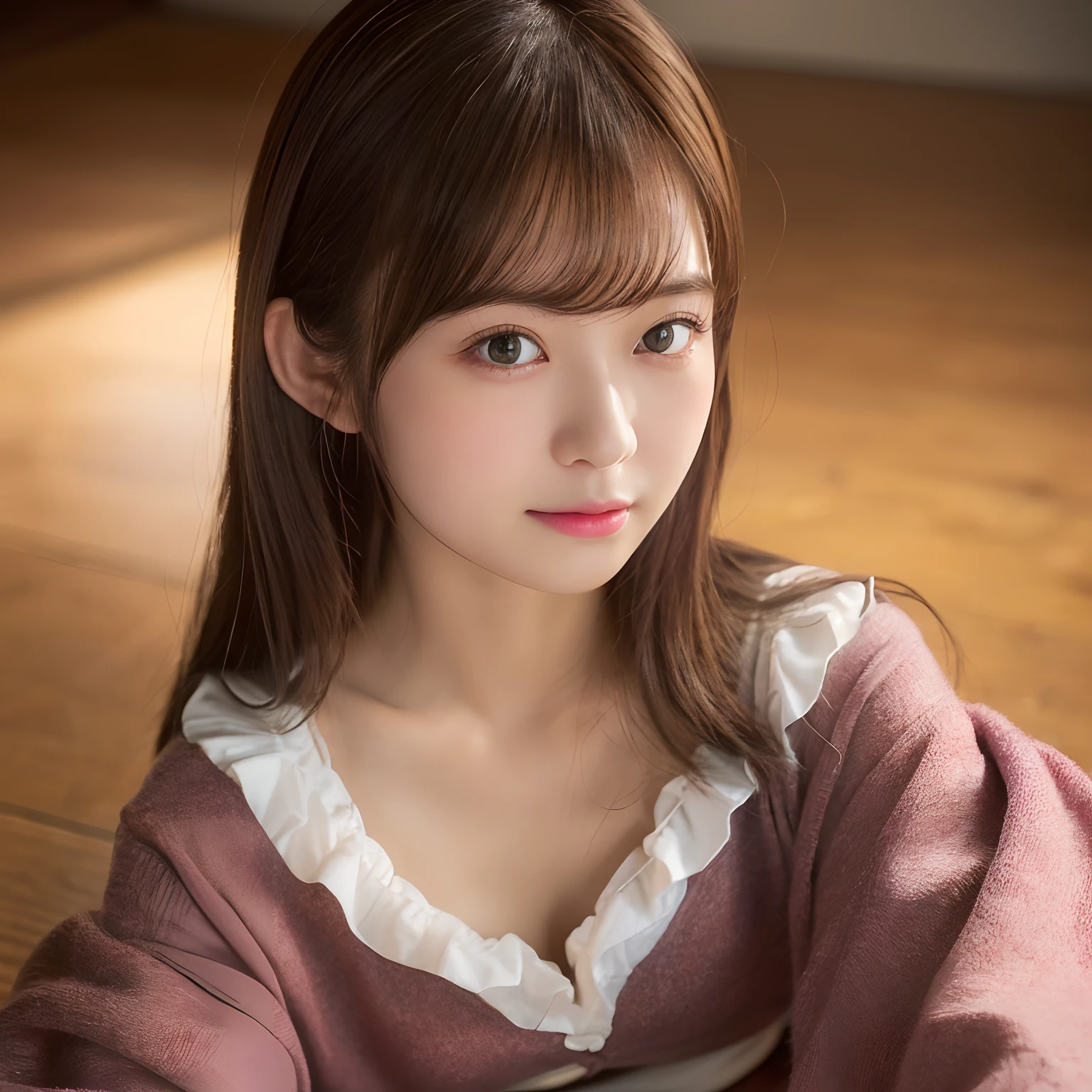 (Best Quality,4K,8K,hight resolution,masutepiece:1.2),Ultra-detailed,(Realistic,Photorealistic,Photorealsitic:1.37),cute-style,skirt by the,dian,Dribbling High Detail 8K,Studio Lighting - V 6, Real life girls, portrait of a japanese teen, Clothes with a loose chest