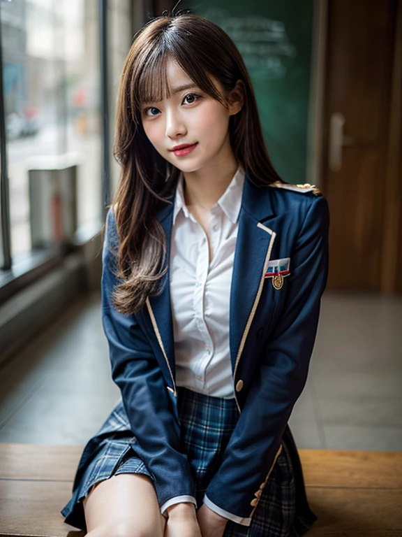 ulzzang -6500-v1.1, (Raw foto:1.2), (Photorealsitic:1.4), a beautiful detailed girl, japanes、2 legs、2 arms、extremely detailed eye and face, beatiful detailed eyes, Panchira、pantiy、full body Esbian、Underpants、Show Pants、Sit up、burden、Ridiculous, unbelievable Ridiculous, huge filesize, ultra-detailliert, hight resolution, ighly detailed, top-quality, ​masterpiece, Kemomimi, ((Japanese girls' high school uniform)), illustratio, ighly detailed, nffsw, unification, 8k wallpaper, magnifica, finely detail, ​masterpiece, top-quality, Highly detailed ticker uniform 8K wallpaper, Light on the Face、电影灯光、a 18 year old girl、Raw feet、