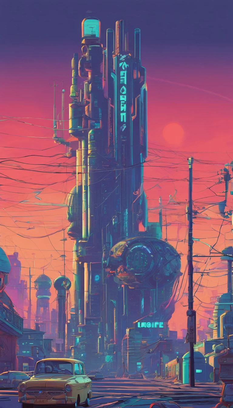 Hiroshi Nagai,retrofuturism, Streets of (((Soviet Union)))), The future of utopia, android, Flying Droid, Overgrown buildings, Winters, (starry nights), neon light, 4K, wall-paper,科幻小说,illuminating,Environmental concept art&designs,digital 3 d,Character modeling,3D,Real Stick,textured,CGI,environment,((Simon Stalenhag)),concept,Environmental concept art&designs,SF