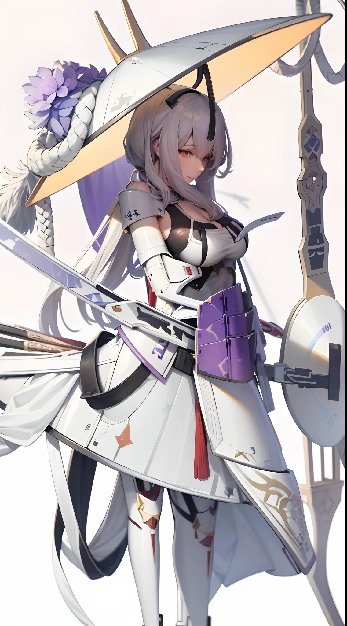 anime character with sword and armor holding a sword and a shield, cushart krenz key art feminine, ayaka genshin impact, concept art of comiket cosplay, keqing from genshin impact, zhongli from genshin impact, high detailed official artwork, fine details. girls frontline, from arknights, from girls frontline