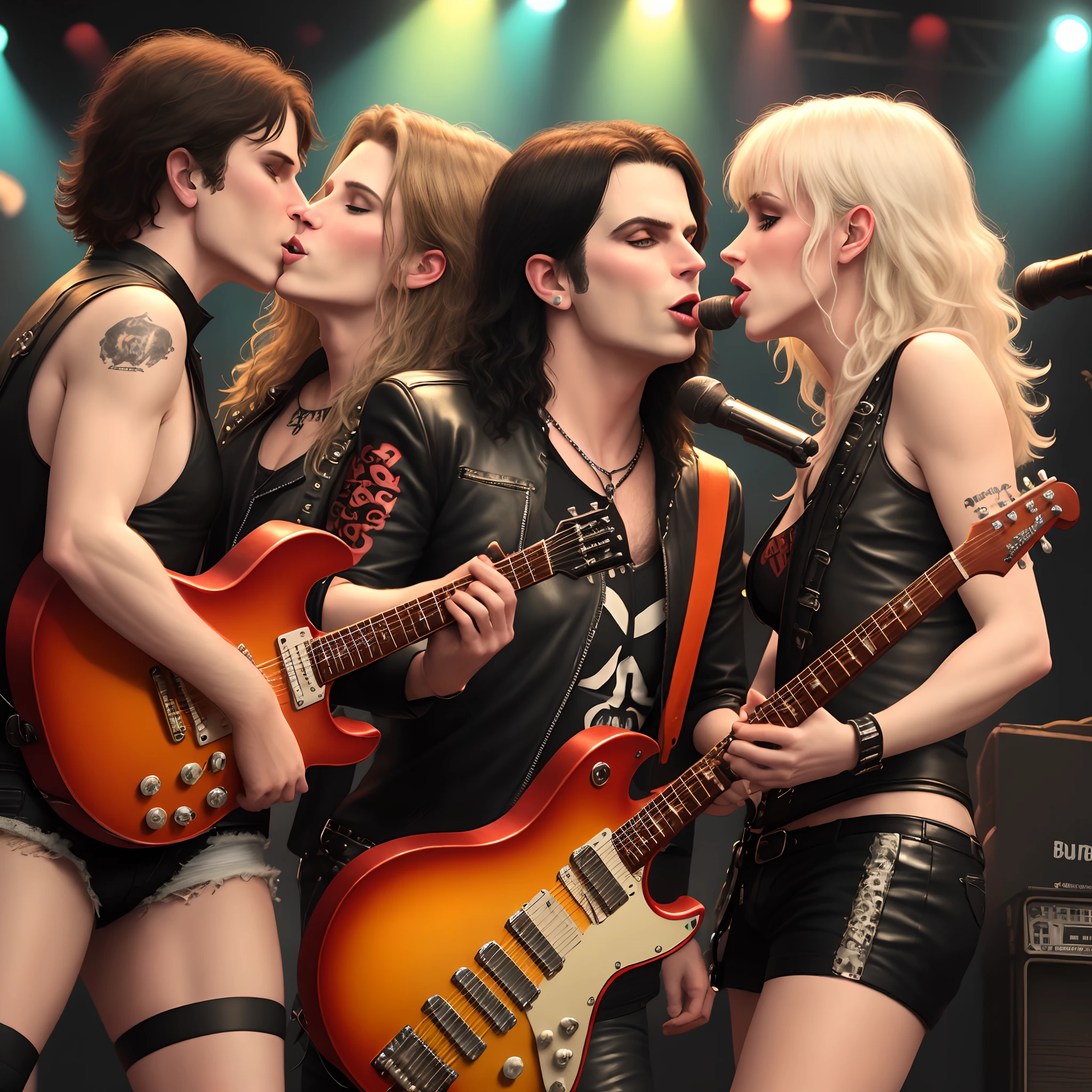 The rockBand kiss auf mettbrötchen