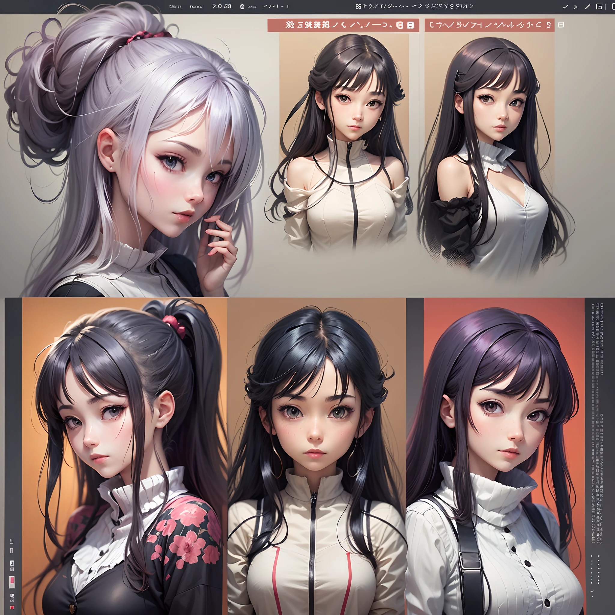 Please generate a simple anime mature girl avatar,be sure to excellent, be sure to be simple enough --auto --s2