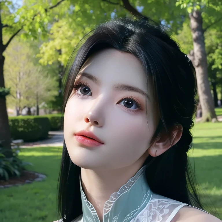best quality,4k,8k,highres,masterpiece:1.2,ultra-detailed,realistic,photorealistic:1.37,portrait,colored,soft lighting,spring,beautiful detailed eyes,beautiful detailed lips,long black hair,floral dress,garden,nature,peaceful,blowing dandelion,glowing sunlight,serene atmosphere
