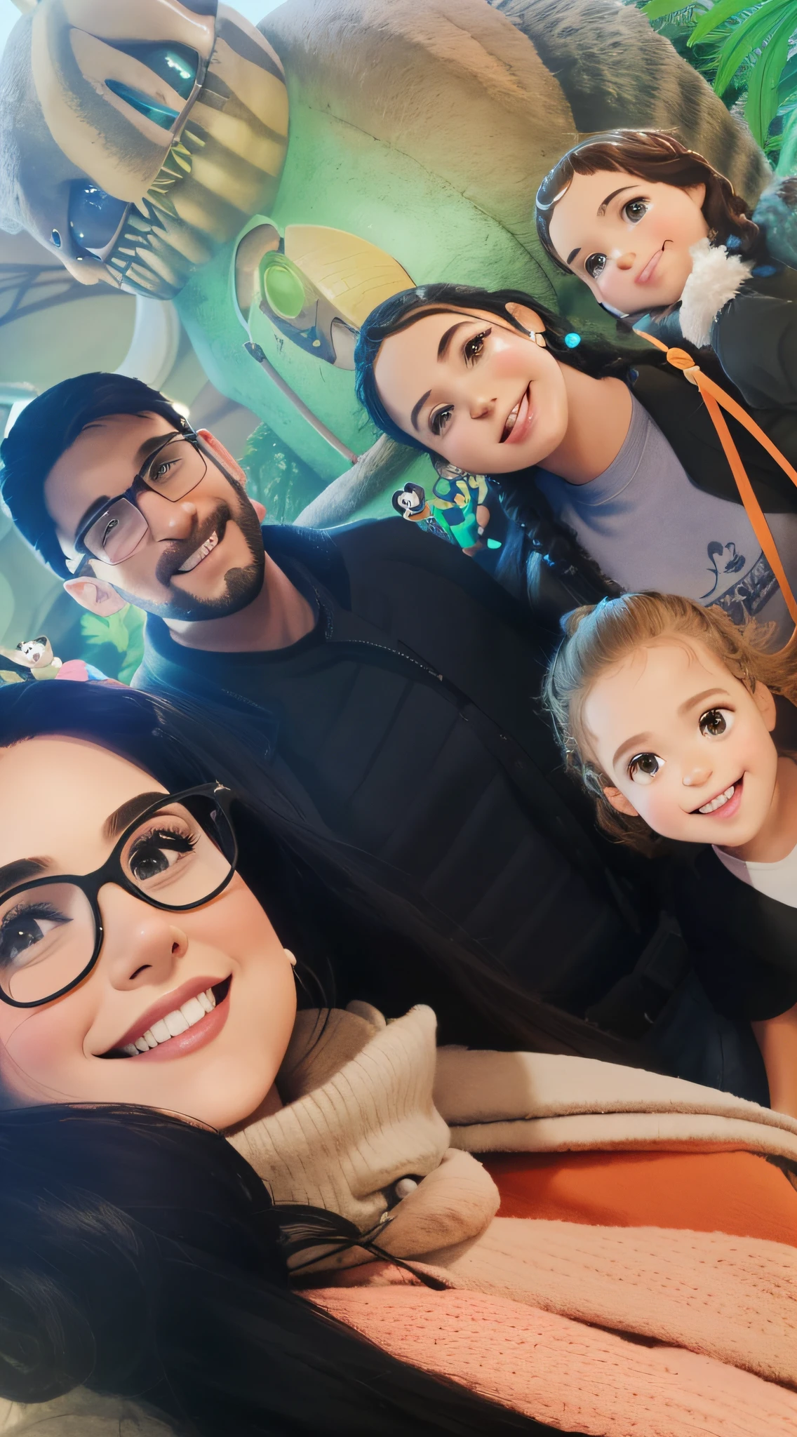 there are a group of people posing for a picture together, foto de perfil, imagem de perfil, Family photo, imagem do avatar, foto do perfil, Beautiful girls, foto de perfil, Happy family, Perfect Android girl family, vacation photo, Rostos bonitos, Condutor de Ene, Upload de alta qualidade, 🤬 🤮 💕 🎀, foto ainda, family portrait, Postagem 4k, 4K Disney Pixar Style Post