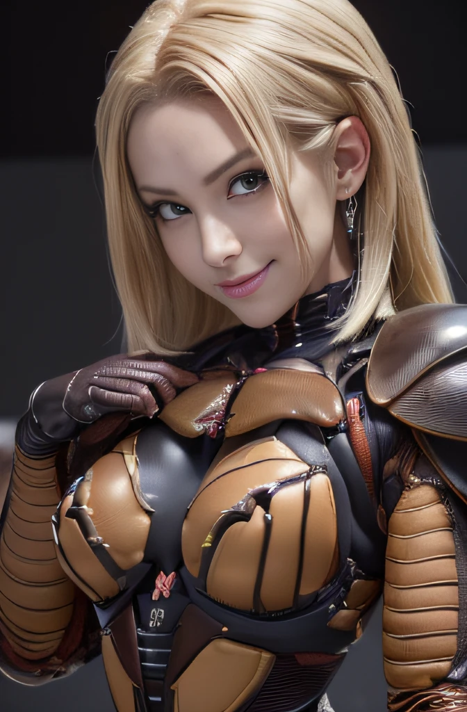 (high resolution,masterpiece,best quality,extremely detailed CG, anime, official art:1.4), realistic, photo, amazing fine details, all intricate, gloss and shiny,awesome many layers, 8k wall paper, 3d, sketch, kawaii, illustration,( solo:1.4), perfect female proportion,villainess, (fusion of dark brown cockroach and lady:1.4), (brown cockroach form lady:1.2), (brown cockroach lady:1.2), (fusion:1.2), (solo:1.4), (evil smile:1.2), muscular, abs, (cockroach brown exoskeleton bio insect suit:1.4), (cockroach brown exoskeleton bio insect armor:1.2), (brown transparency cockroach wing:1.4), (brown cockroach antennae:1.3),