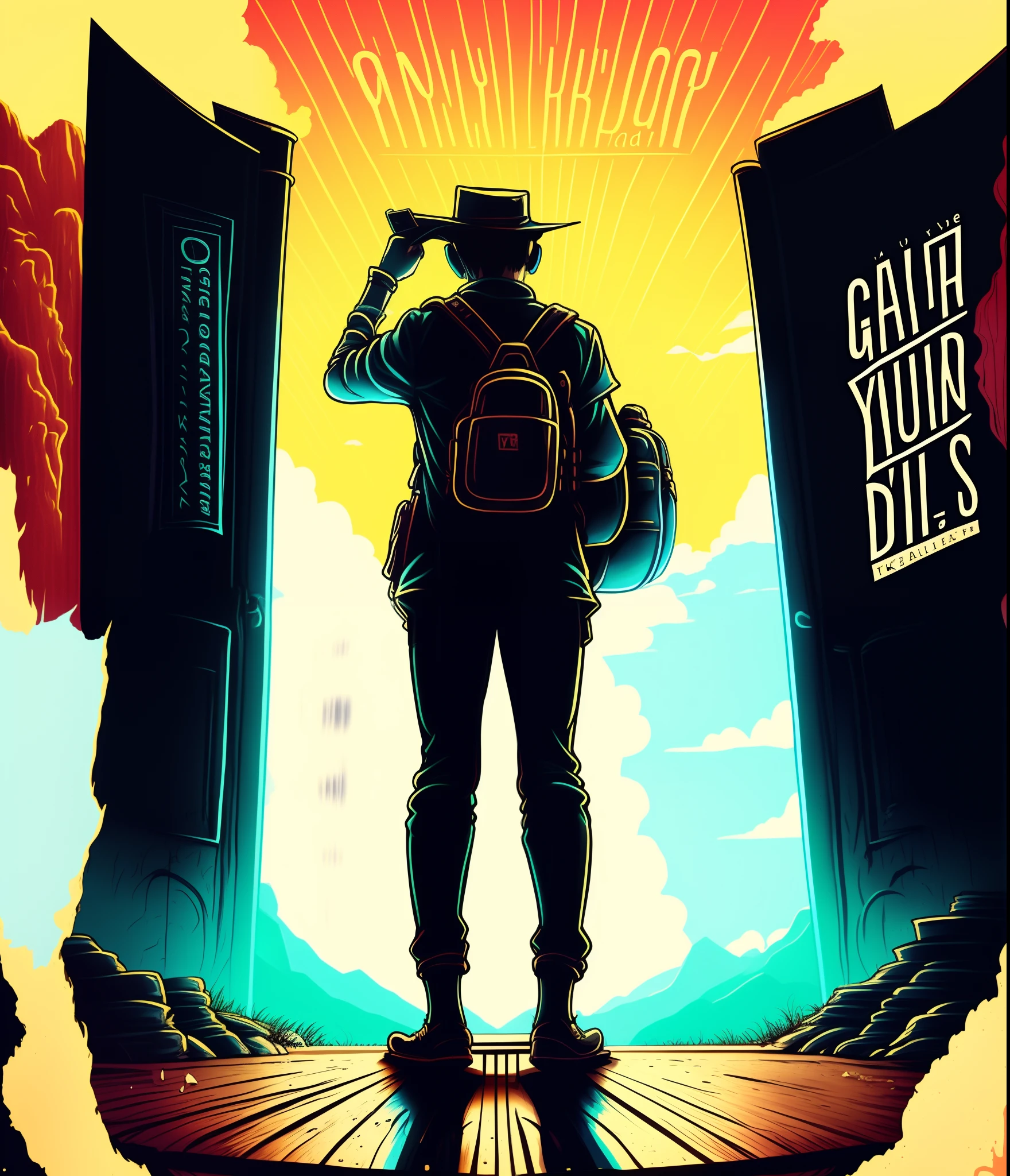 create an ad to encourage young people to take a gap year.