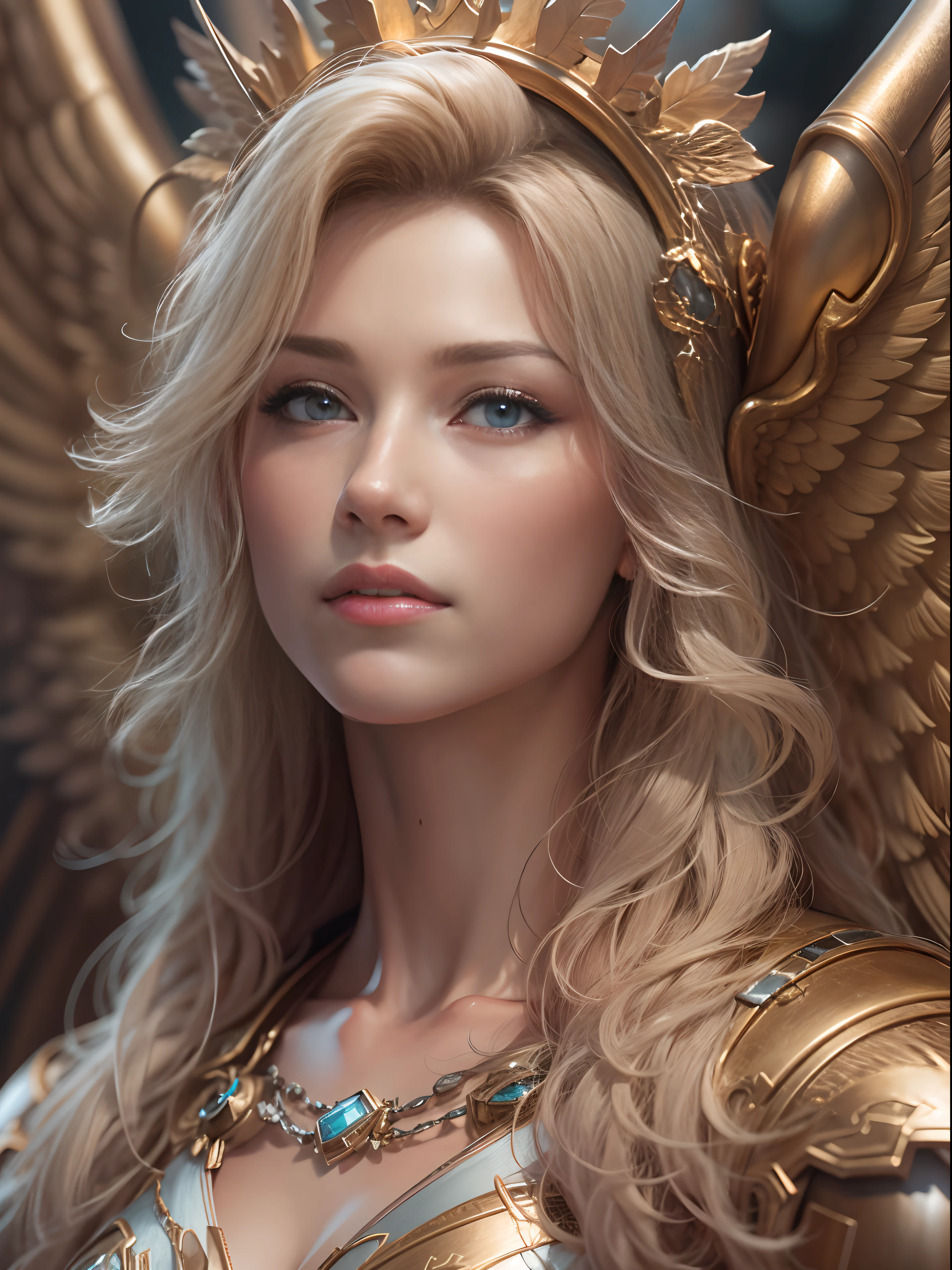 Archangel Michael、The Four Archangels、masutepiece,Best Quality,ultra-detailliert,hight resolution,hight resolution,4K,Portrait in 4K,8K,8K Portrait,Unity 8k壁纸,extremely details CG,Realistic,Raw photo,Real person,a portrait photo of,Photorealistic,Shiny skin,Detailed skin,