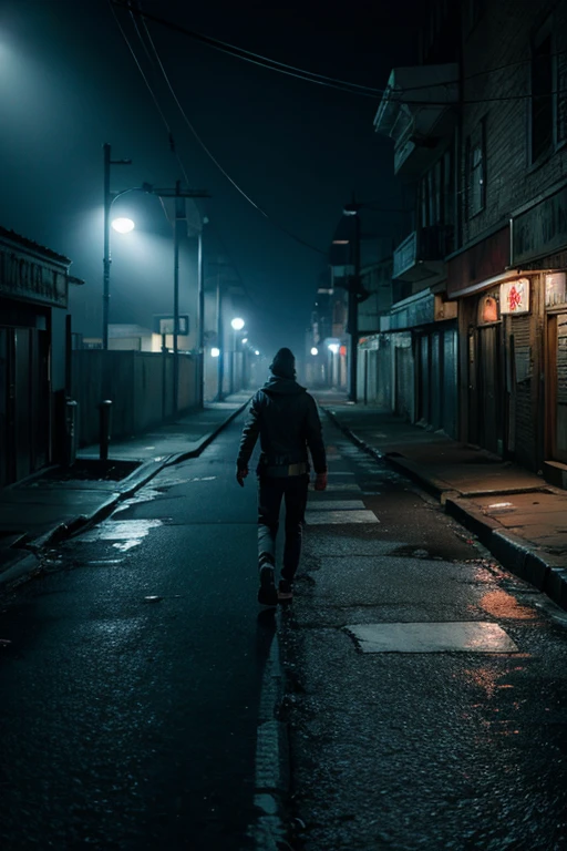 Run-down city,silent hill style,4k