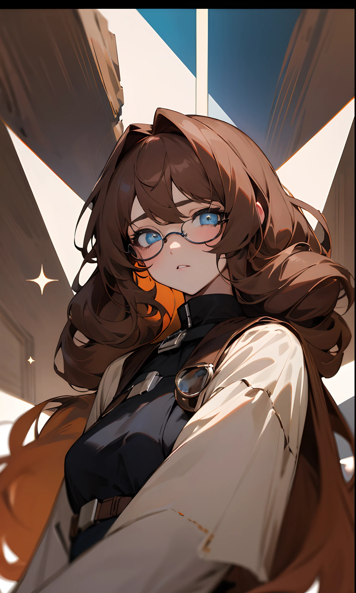 Une affiche stars wars.
Homme yeux bleus, des lunettes, des cheveux long noir et une barbe noire. Femme yeux marrons, brown hair. Une fille yeux marrons, long chestnut hair. Une fille avec yeux bleus, Long brown curly hair.