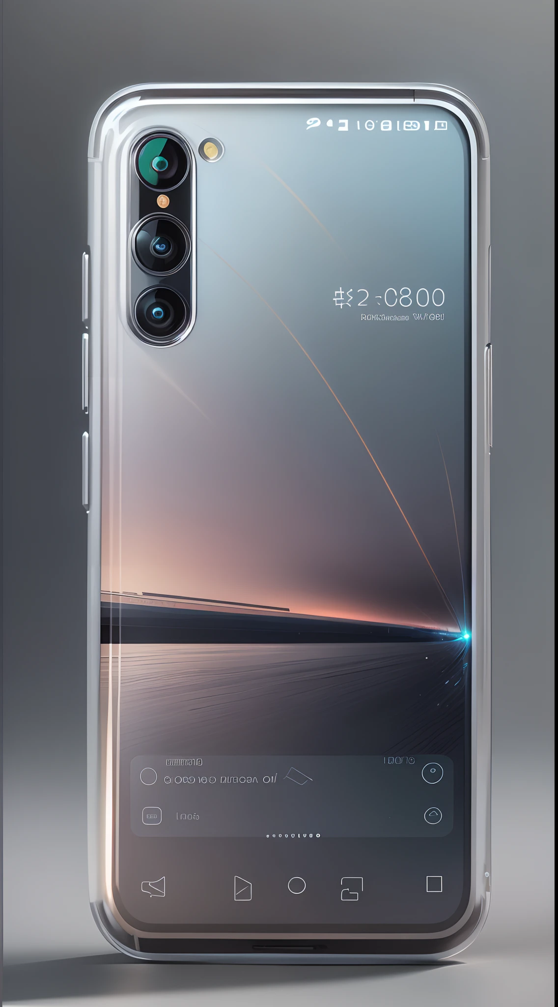 (best quality,4k,highres,masterpiece:1.2),(realistic:1.37),ultra-detailed,professional,vivid colors,bokeh,Glossy Smartphone Advertisement,3D rendered,shiny metal casing,premium quality display,crisp and vibrant colors,high-resolution screen, sleek and slim design,elegant curves and edges,reflective surface,gorgeous lighting effects,smartphone with state-of-the-art camera,fine-grained texture on buttons and control knobs,gorgeously detailed camera lens,captivating lock screen wallpaper,cutting-edge technology at your fingertips,intricately crafted user interface,seamless user experience,intuitive touch controls,like holding a work of art in your hands,photorealistic rendering of the phone's features,stunning clarity and sharpness,professional studio lighting to showcase every detail,striking visuals that bring the phone to life,modern and sophisticated vibe,perfect balance between functionality and aesthetics,cutting-edge fashion statement,immersing users in a world of endless possibilities,unmatched performance and speed,unleash your creativity with the power of this device,effortlessly capturing breathtaking moments,unveil the future of mobile technology with this masterpiece.