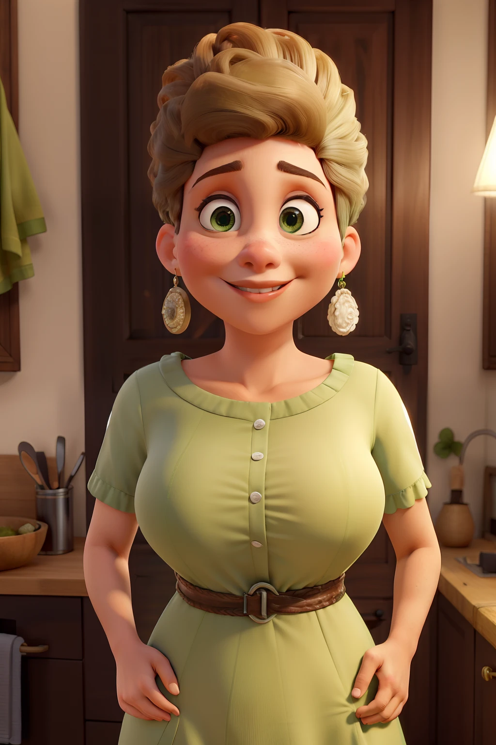 Obra-prima, de melhor qualidade, mulher com cabelos castanhos olhos castanhos vestida de noiva com um homem careca alto com barba e olhos verdes