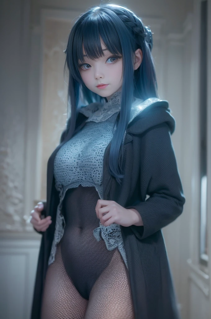 ((Masterpiece, Highest quality)), Detailed face, CharacterDesignSheet， full bodyesbian, Full of details, Multiple poses and expressions, Highly detailed, Depth, Many parts，Beautiful paladin girl，Holding a shield，Extremely beautiful，High Balance, Natural light, Lace，lacepantyhose，starrysky，blue  hair,hentail realism, shadowing,character sheets, reference sheet, Standing painting, 8K, Super detail, 1080p, Women's HD，Slim，femele, 16k, A high resolution, Best quality, High quality, Anatomically correct, Masterpiece, ccurate, hyper HD，As graceful as a swan，unreal-engine， Ghibli-like colors,   anime,  Standing painting, angle of view,Yarn skirt，ssee-through