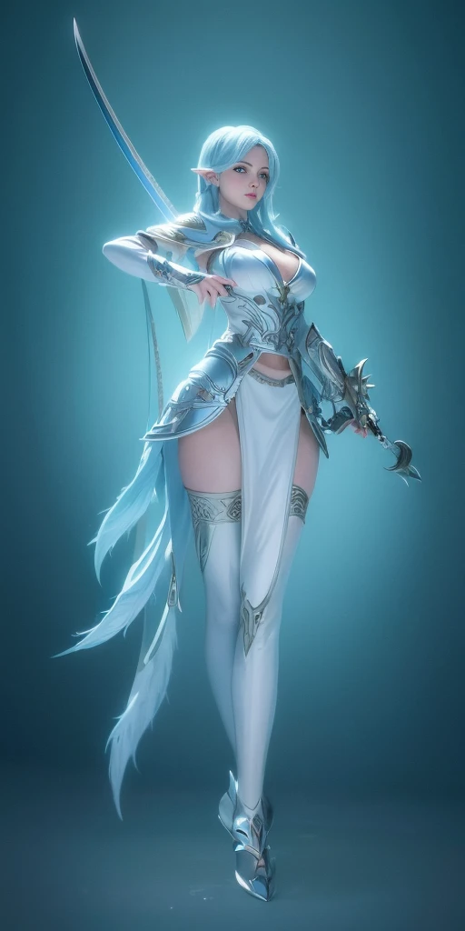 ((Masterpiece, Highest quality)), Detailed face, CharacterDesignSheet, full bodyesbian, Full of details, Multiple poses and expressions, Highly detailed, Depth, Many parts,Beautiful paladin girl,Holding a shield,Extremely beautiful,High Balance, Natural light, Lace,lacepantyhose,starrysky,blue hair,hentail realism, shadowing,character sheets, reference sheet, Standing painting, 8K, Super detail, 1080p, Women's HD,Slim,femele, 16k, A high resolution, Best quality, High quality, Anatomically correct, Masterpiece, ccurate, hyper HD,As graceful as a swan,unreal-engine, Ghibli-like colors, anime, Standing painting, angle of view,Yarn skirt,ssee-through